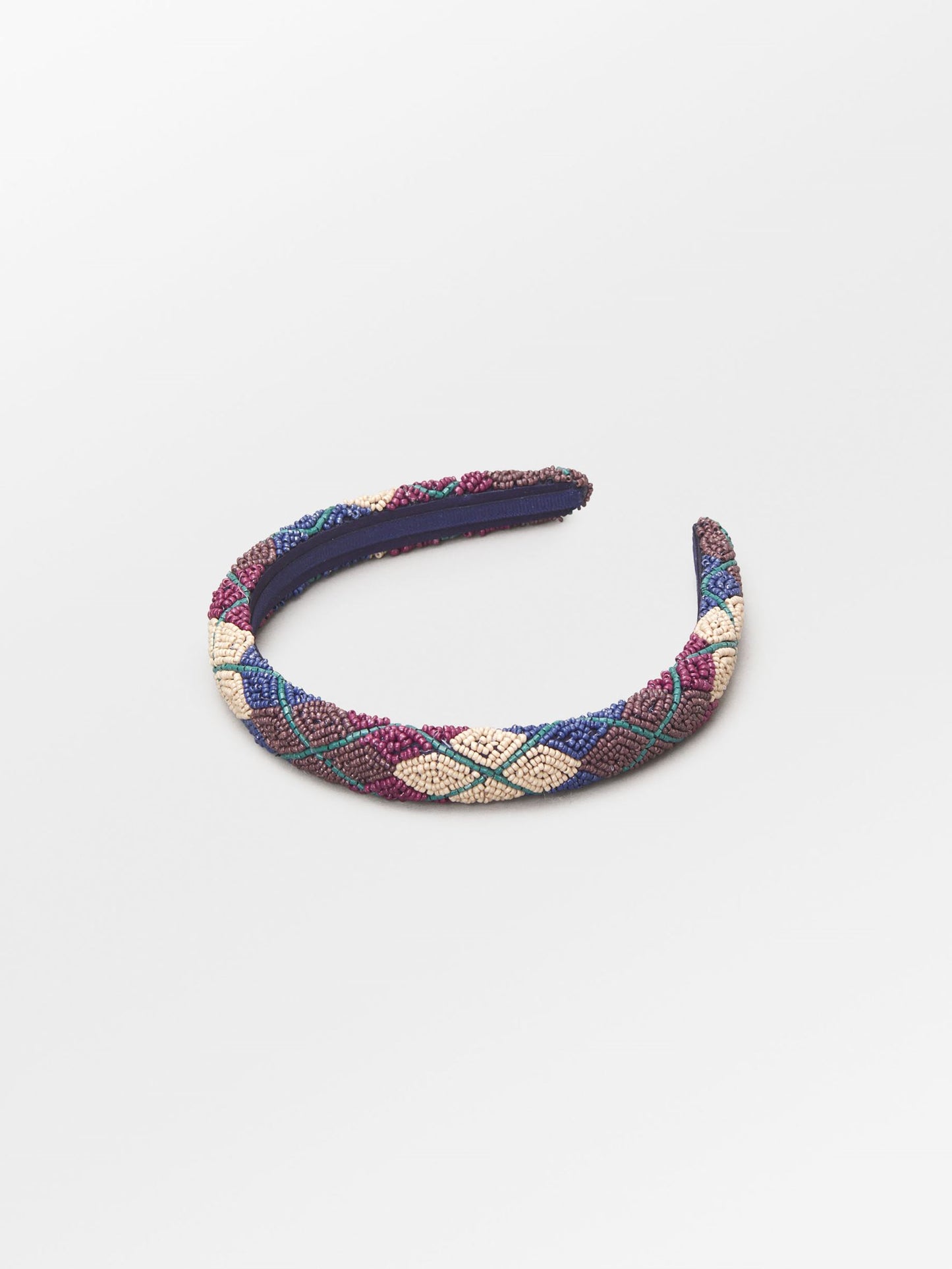 Argyle Slim Beaded Hairbrace OneSize - Becksöndergaard