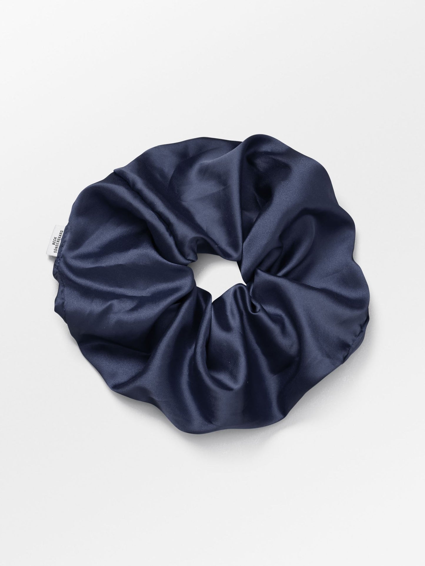 Becksöndergaard, Luster Scrunchie - Navy Blazer, accessories, accessories, archive, archive, sale, sale, sale, accessories, gifts, gifts, black week, black week