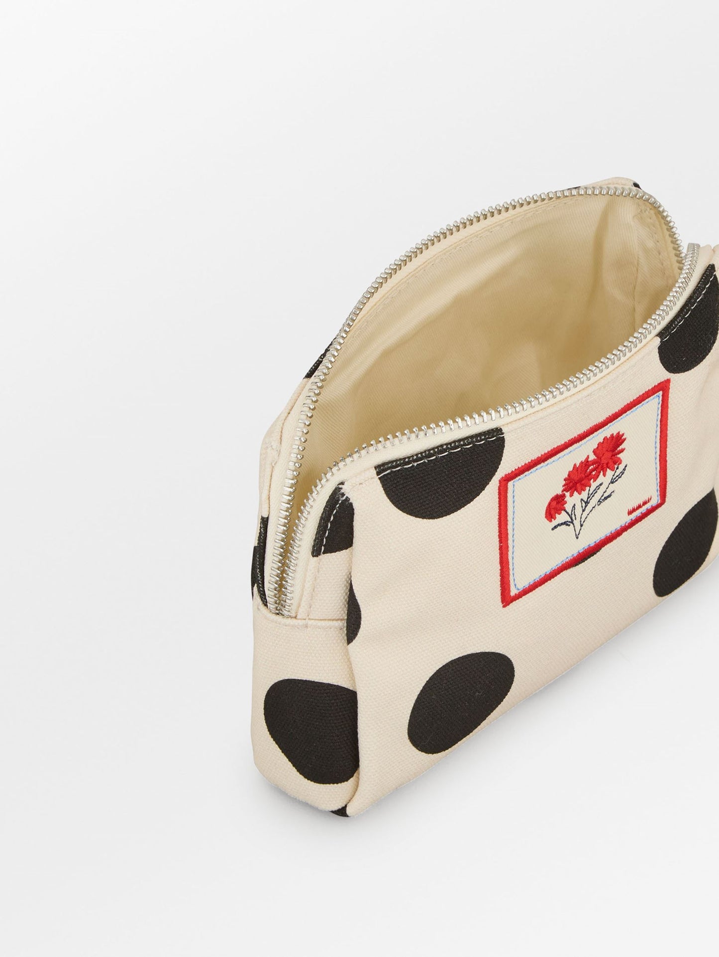 Maxi Polka Canvas Pouch Bag OneSize - Becksöndergaard