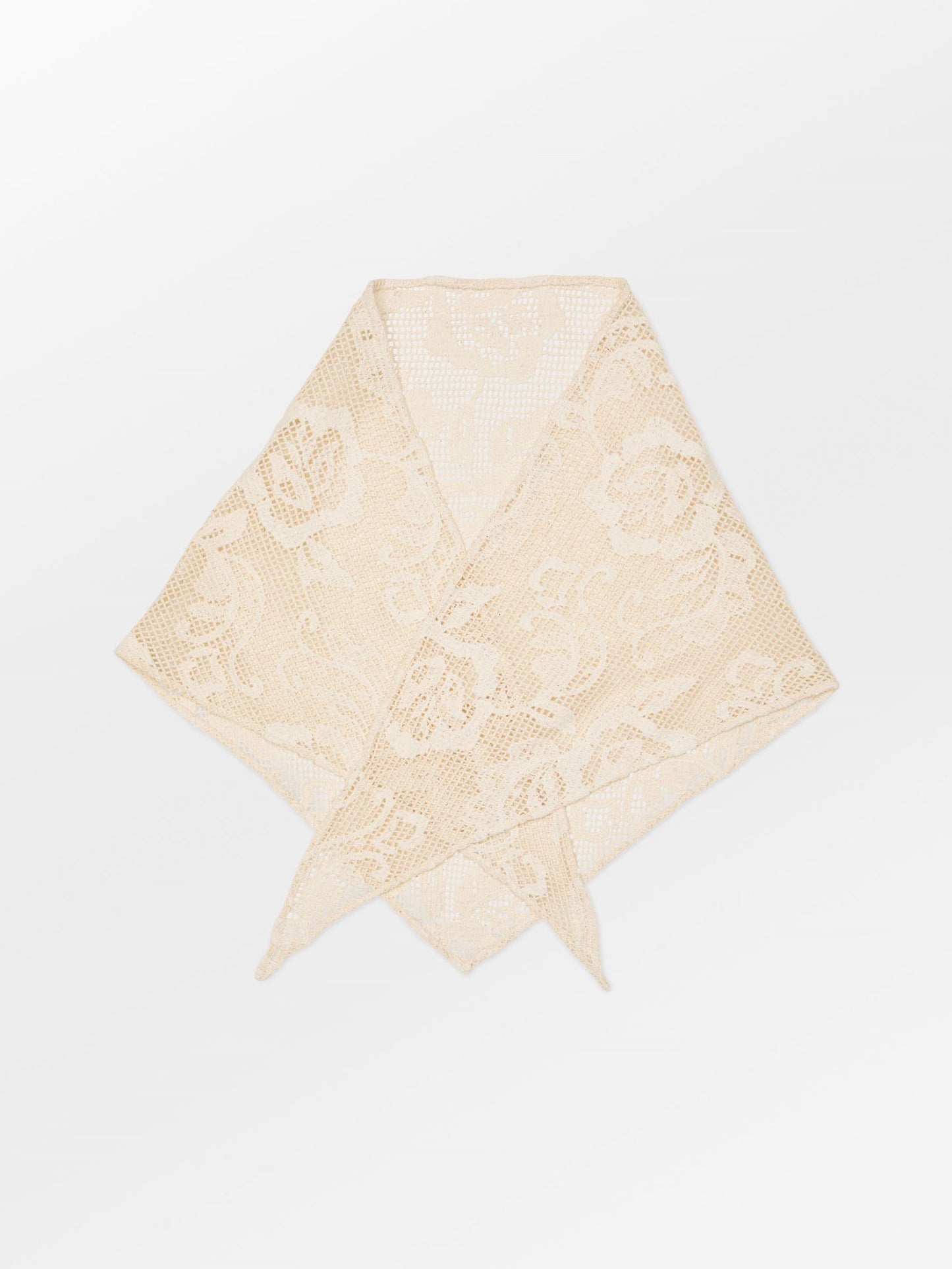 Becksöndergaard, Croflora Triangle Scarf - Birch White, scarves, news, beach essentials, high summer 2026, valentines, trending now, most popular