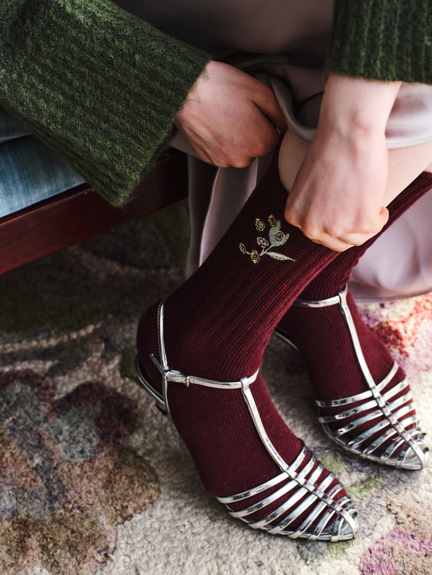 Rosy Cotta Sock Socks - Becksöndergaard