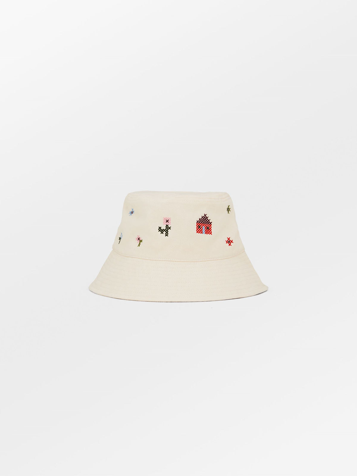 Embroidered Cotta Bucket Hat Clothing - Becksöndergaard