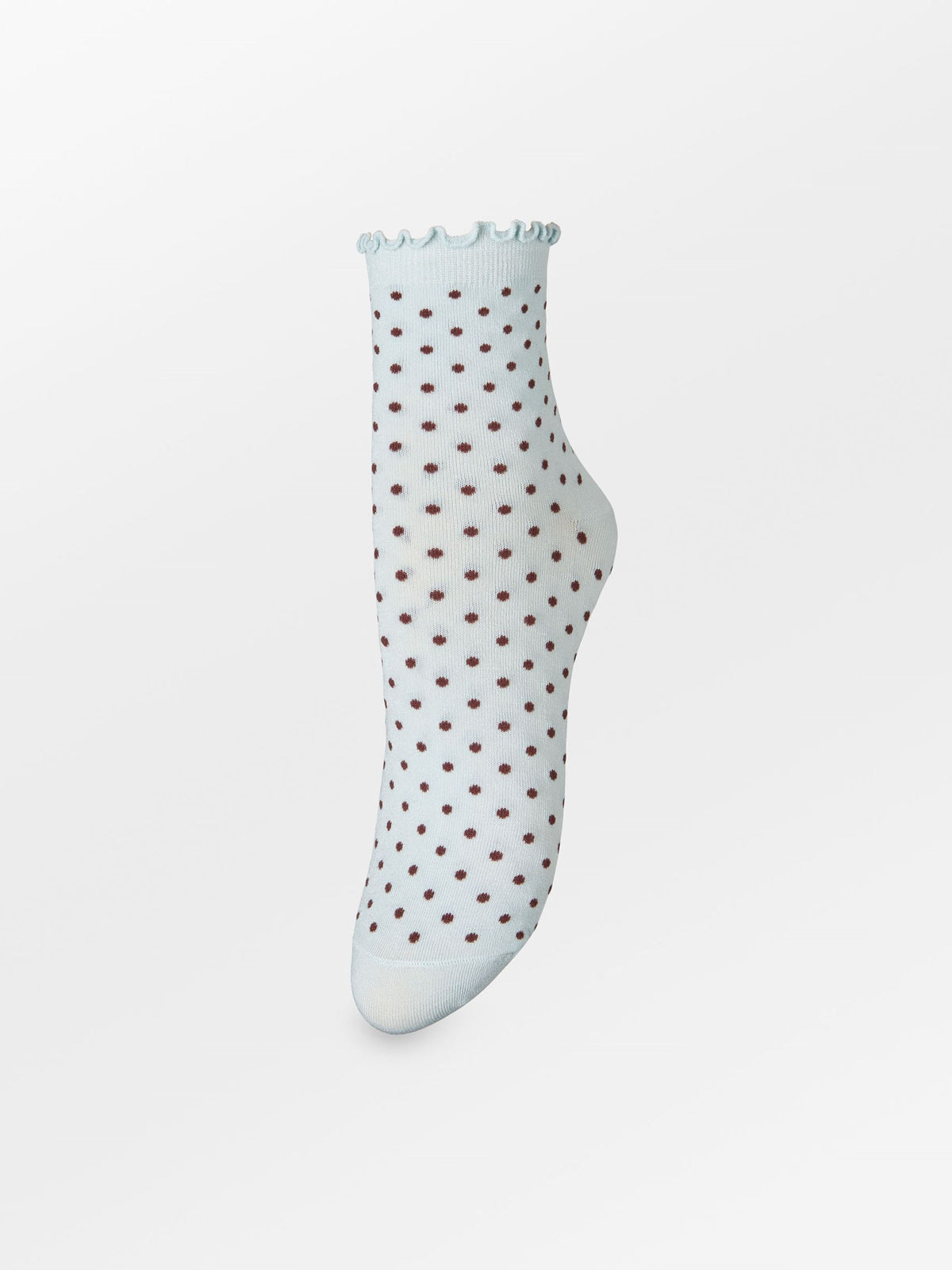 Becksöndergaard, Dotted Frilla Short Sock - Wan Blue, socks, news, high summer 2026, gaveideer under 300, autumn winter 2026, most popular, cozy getaway styles