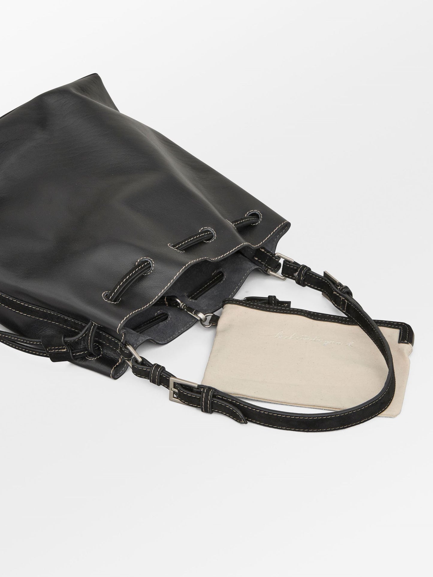 Becksöndergaard, Smooth Bucket Bag - Black, bags, bags, bags, sale, sale, bags, bags