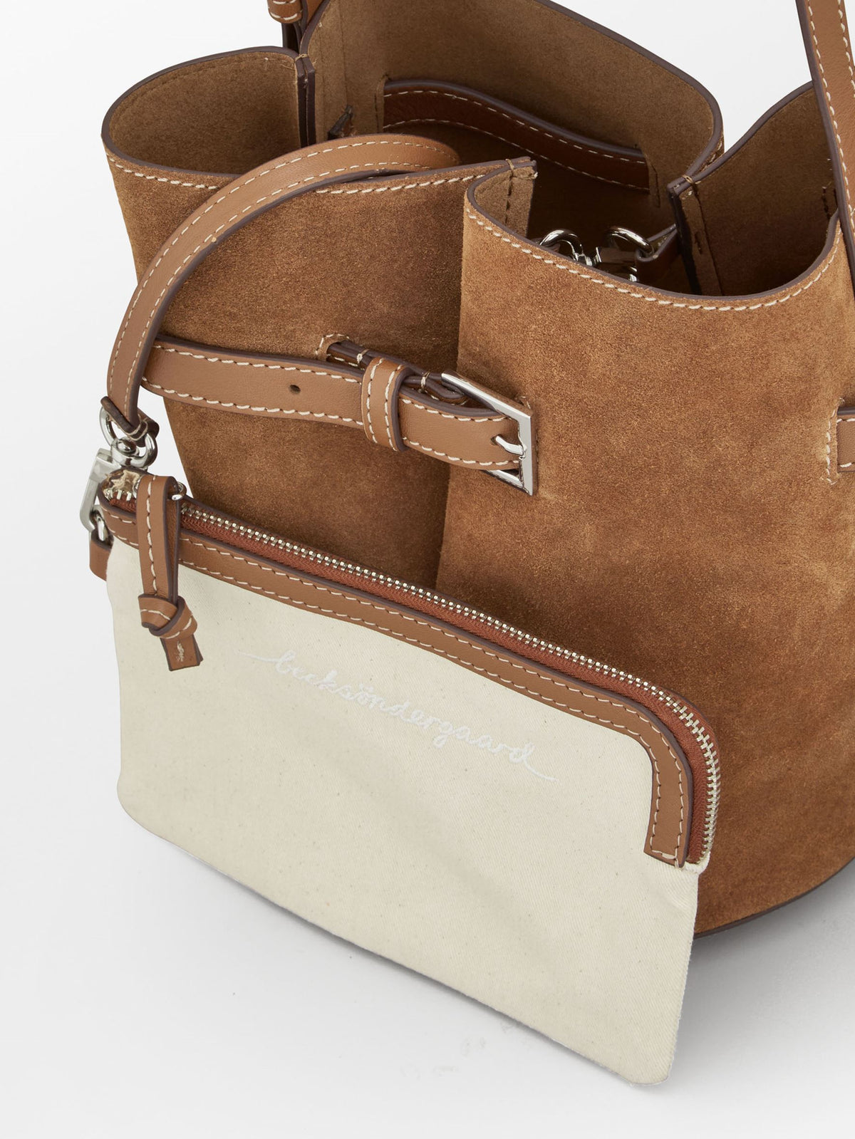 Suede Bleu Belted Bag OneSize - Becksöndergaard