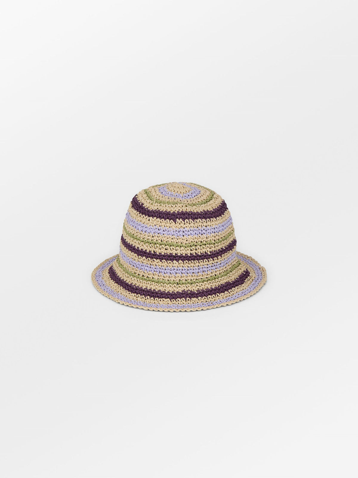 Striped Saverina Straw Hat Clothing - Becksöndergaard
