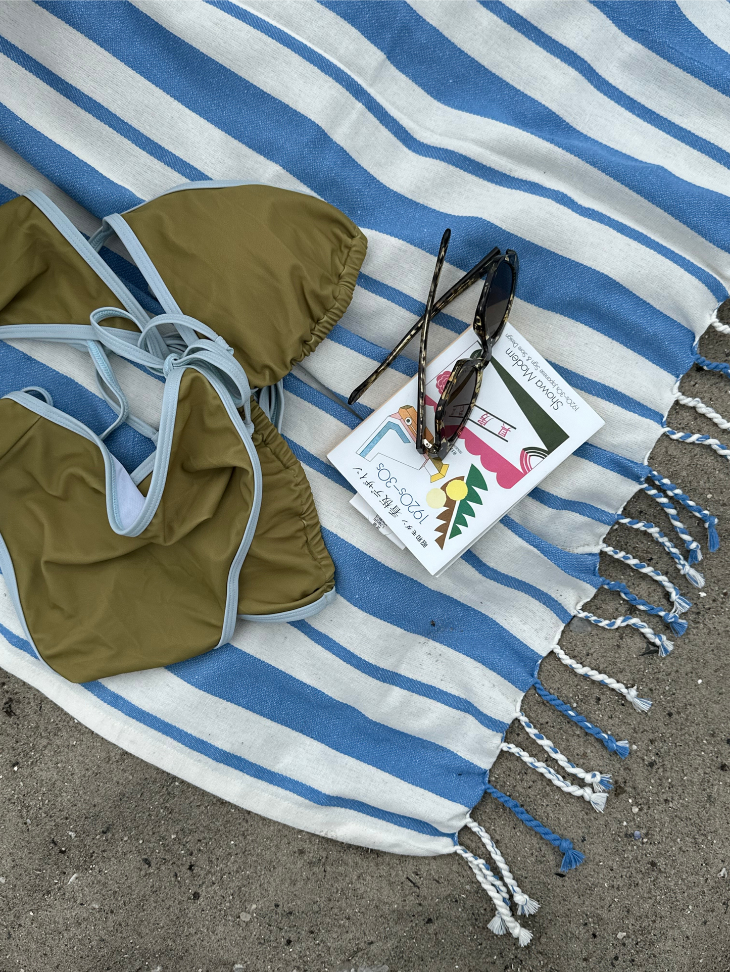 Becksöndergaard, Contrast Baila Bikini Tanga - Green Moss, swimwear, swimwear, noos, swimwear, swimwear, black week, black week, noos