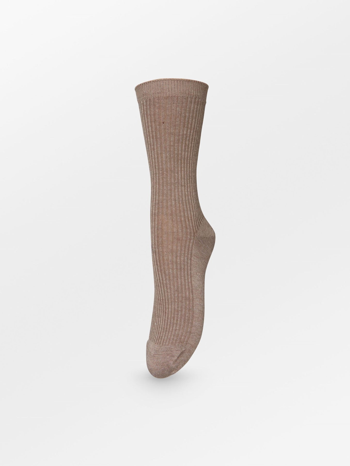 Telma Solid Sock - Beige Socks - Becksöndergaard