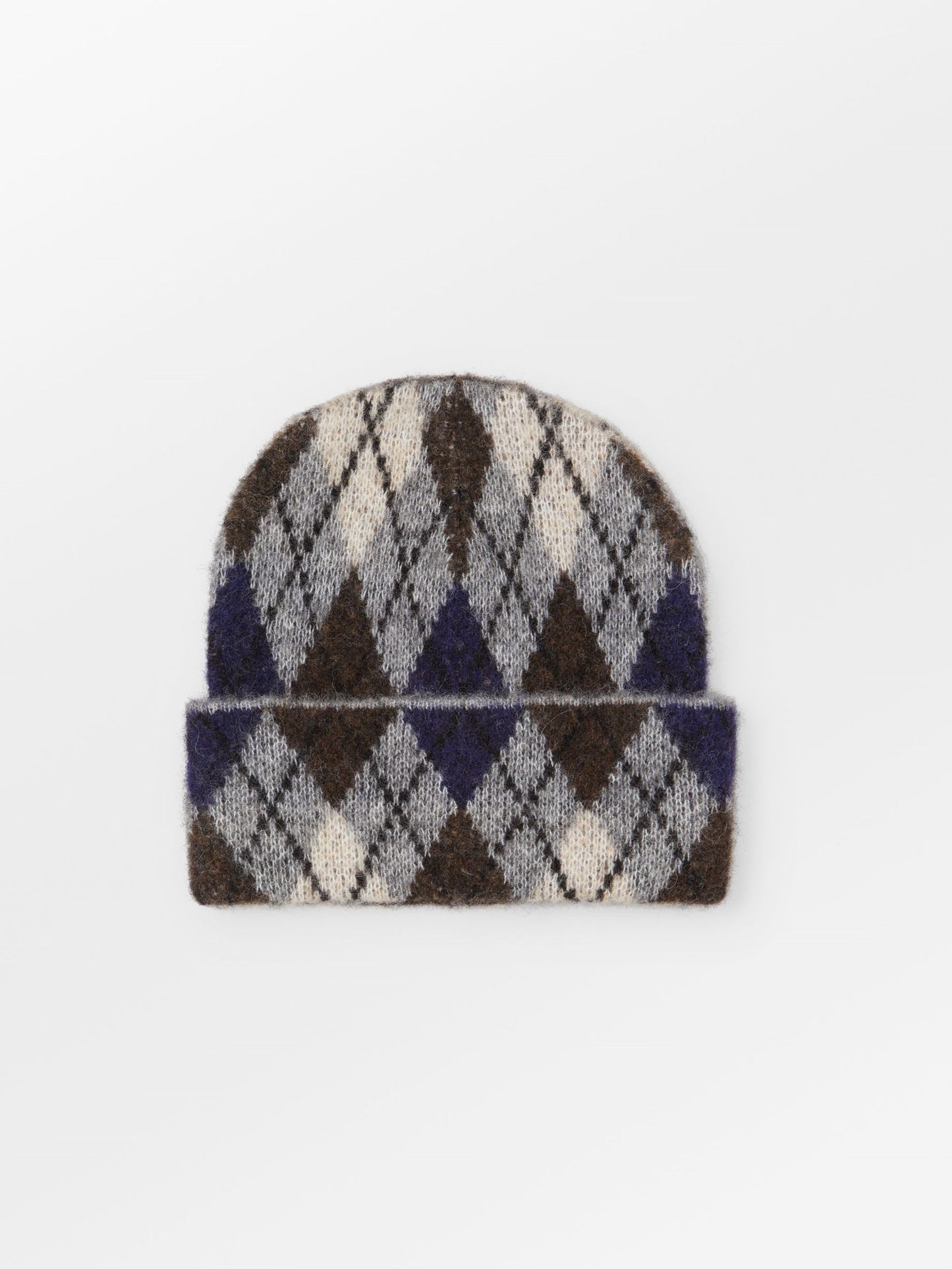 Argyle Wool Beanie OneSize - Becksöndergaard