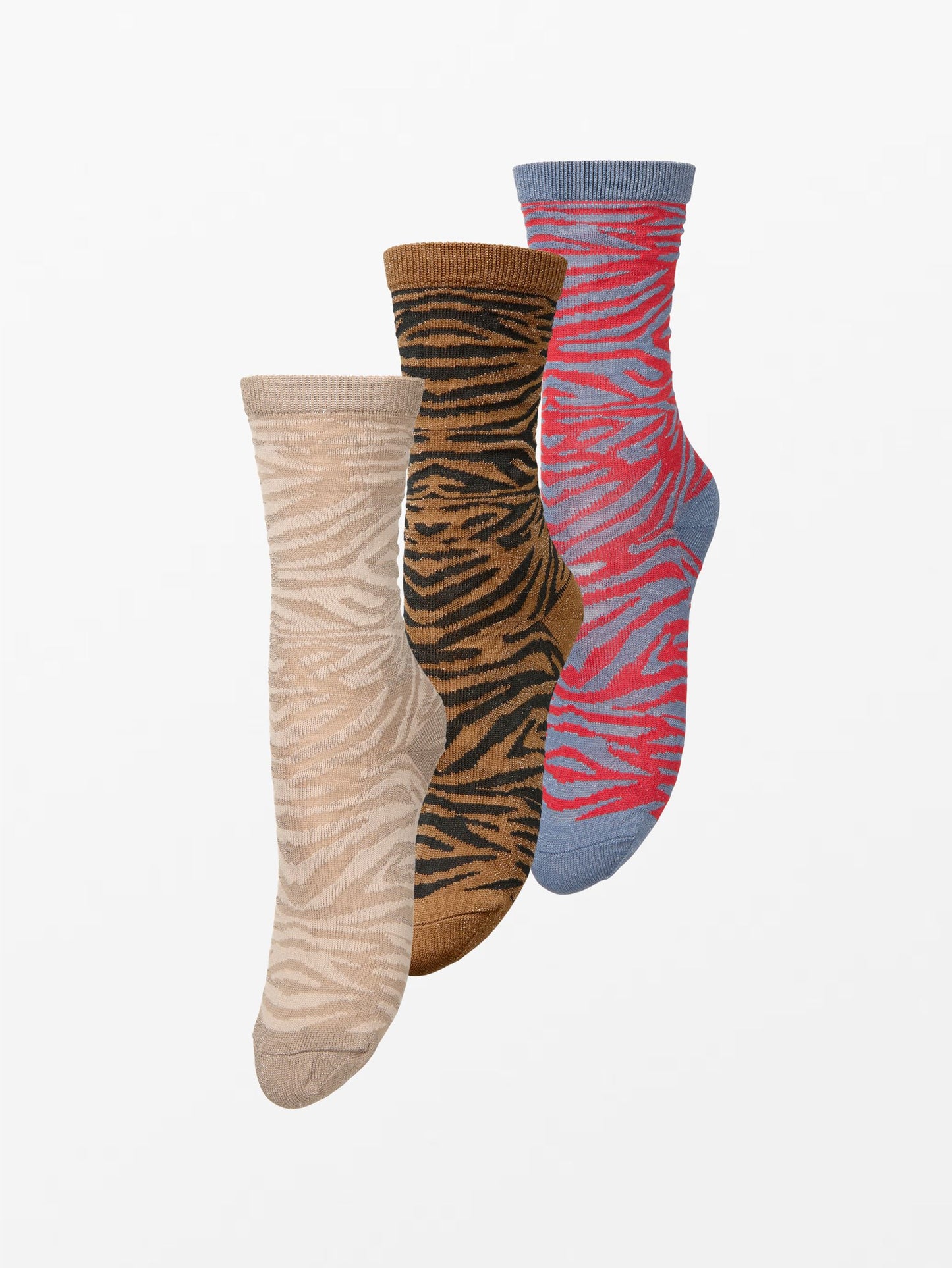 Tigarea Glitter Sock 3 Pack Socks - Becksöndergaard