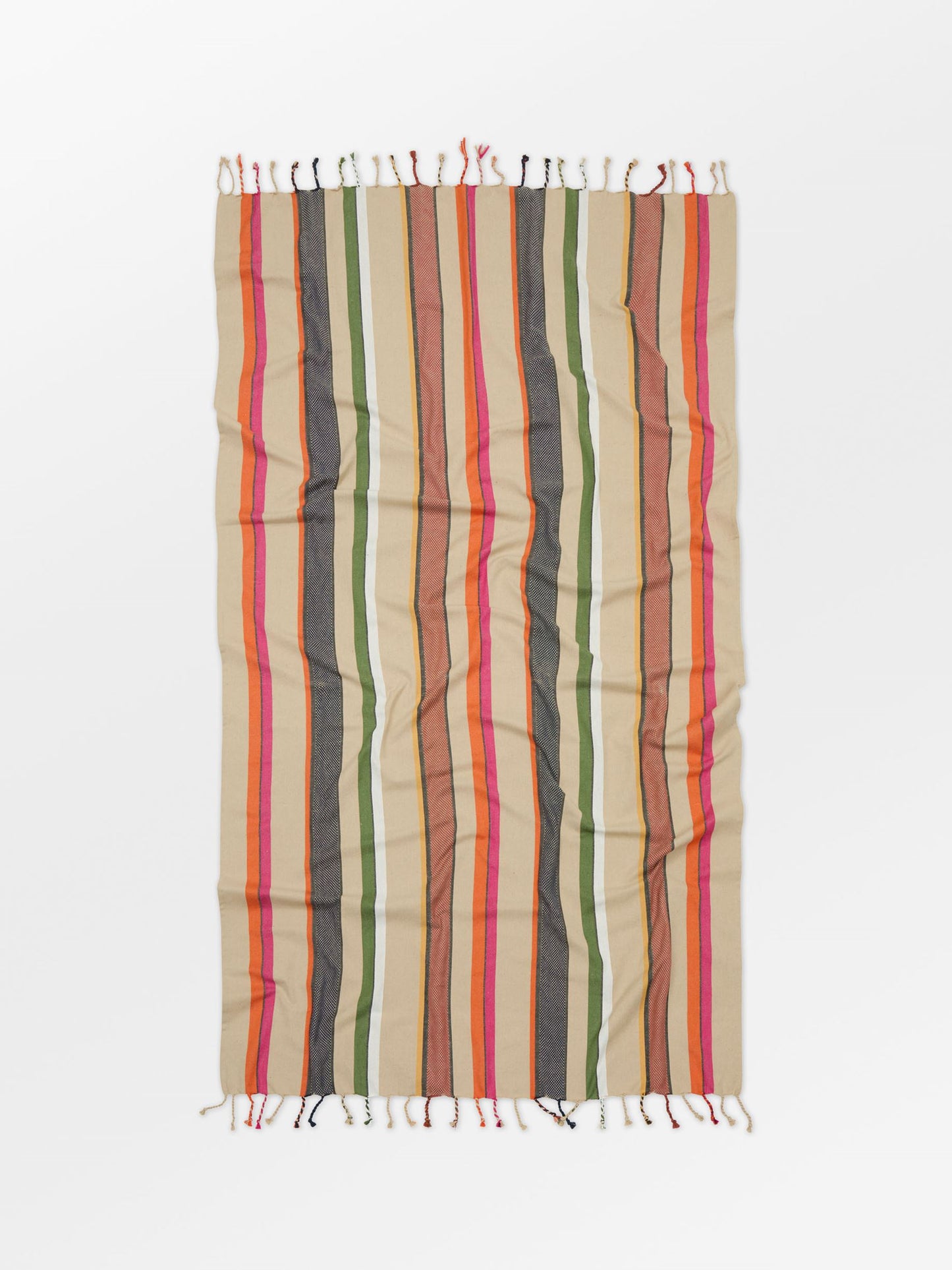 Becksöndergaard, Stripies Cotta Towel - Multi Col., struct - slet produkter