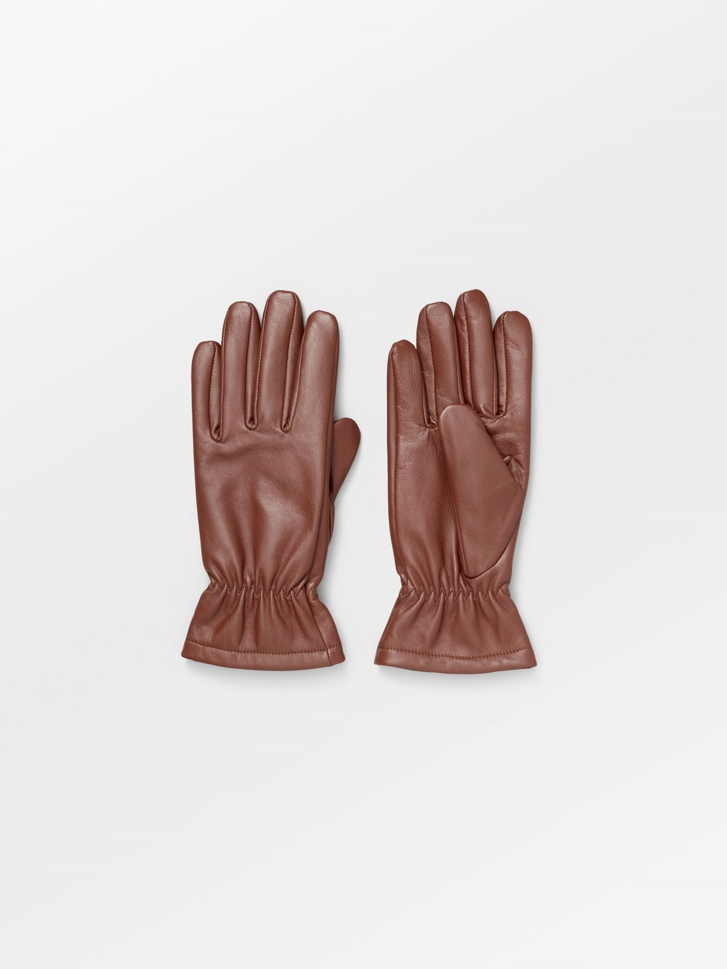 Becksöndergaard, Smooth Leather Gloves - Mocha Brown, accessories, accessories, gifts, black week, black week