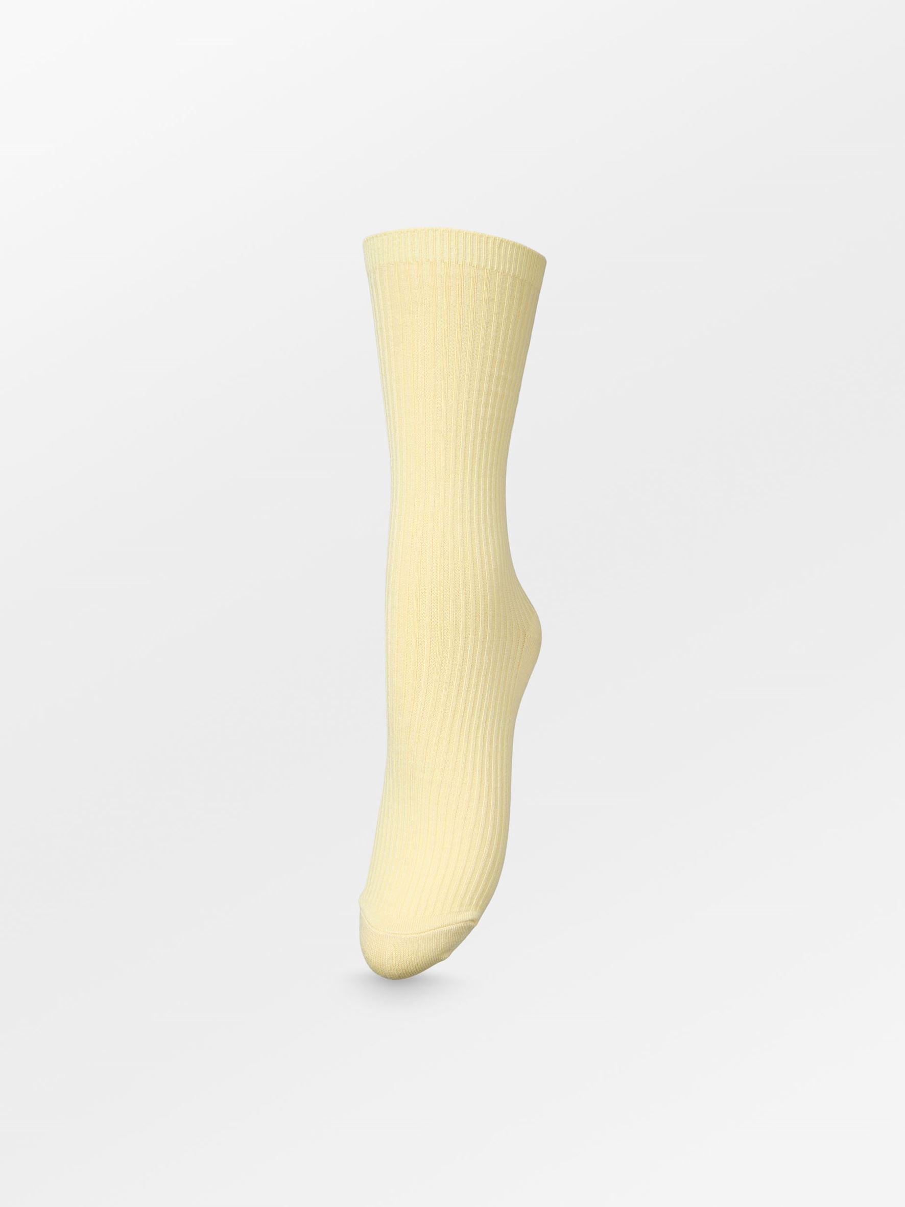 Telma Solid Sock - Yellow Socks   - Becksöndergaard