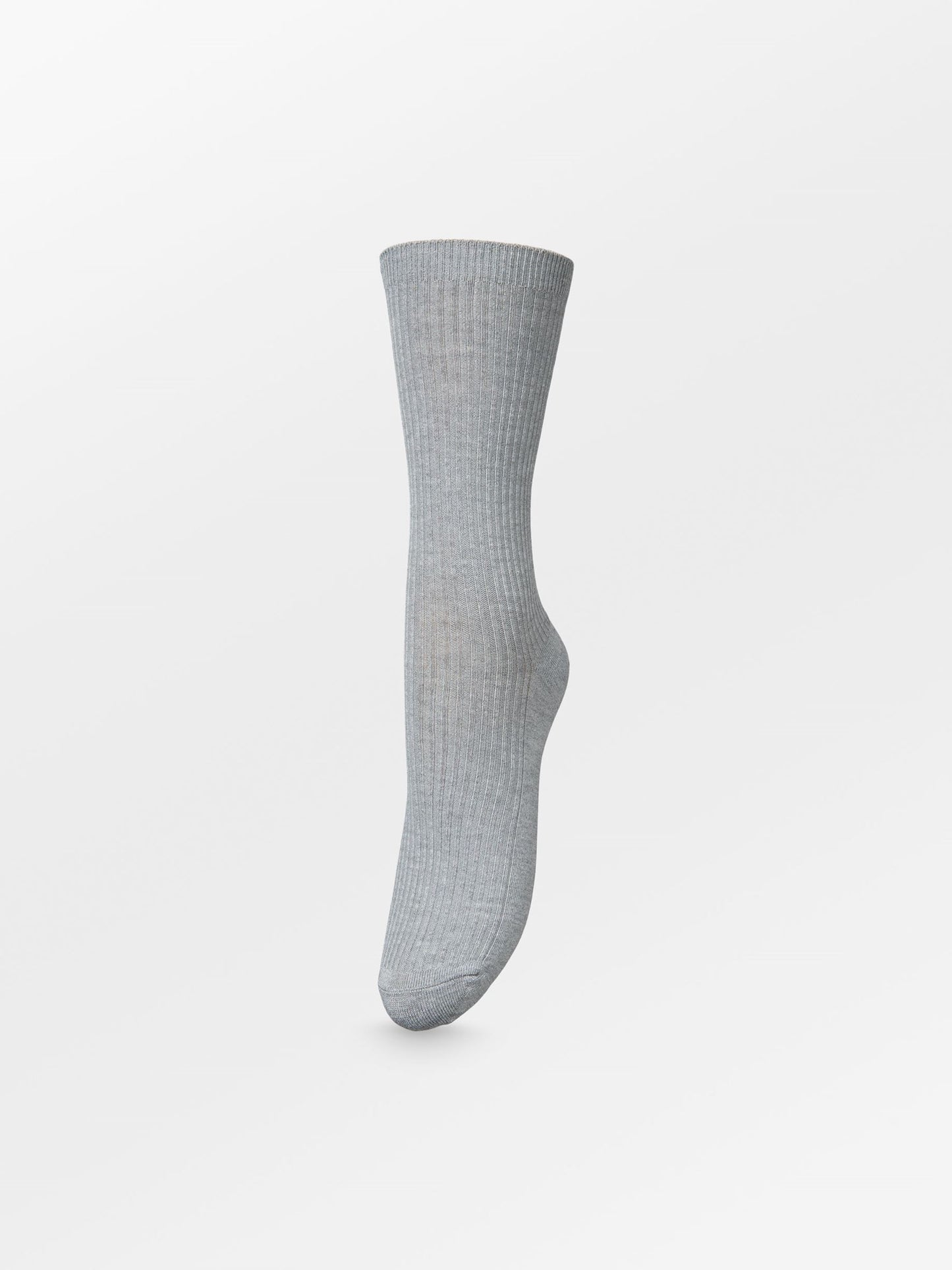 Telma Solid Sock - Grey Socks   - Becksöndergaard