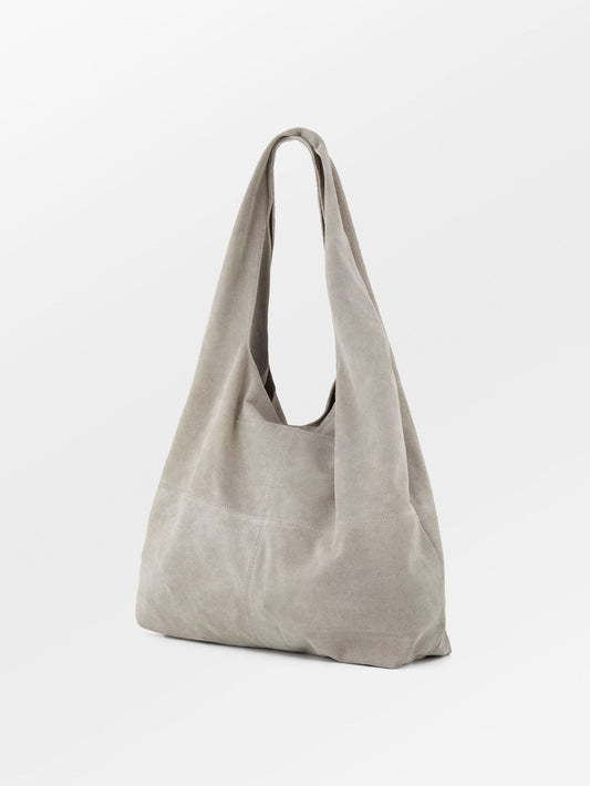 Suede Dalliea Shopper Bag - Gray OneSize   - Becksöndergaard