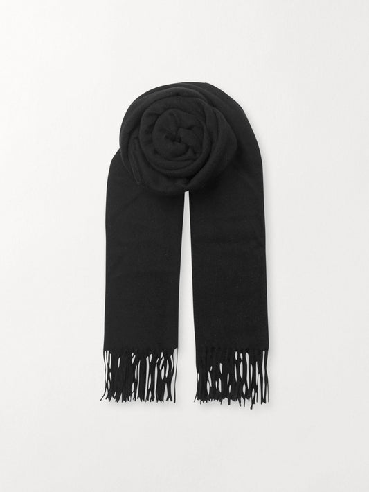 Crystal Edition Wool Scarf - Black OneSize   - Becksöndergaard