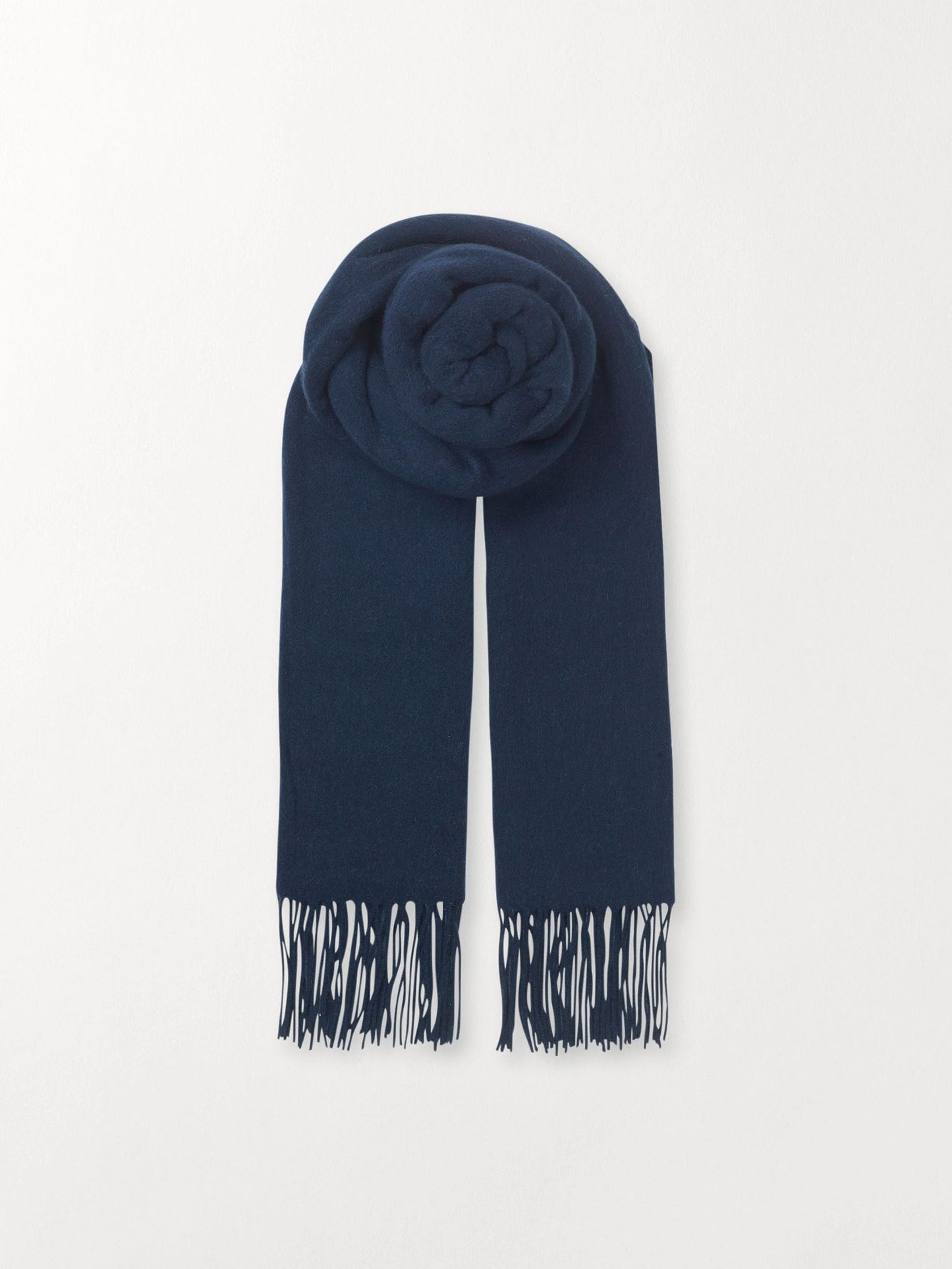 Crystal Edition Wool Scarf - Dark blue OneSize   - Becksöndergaard
