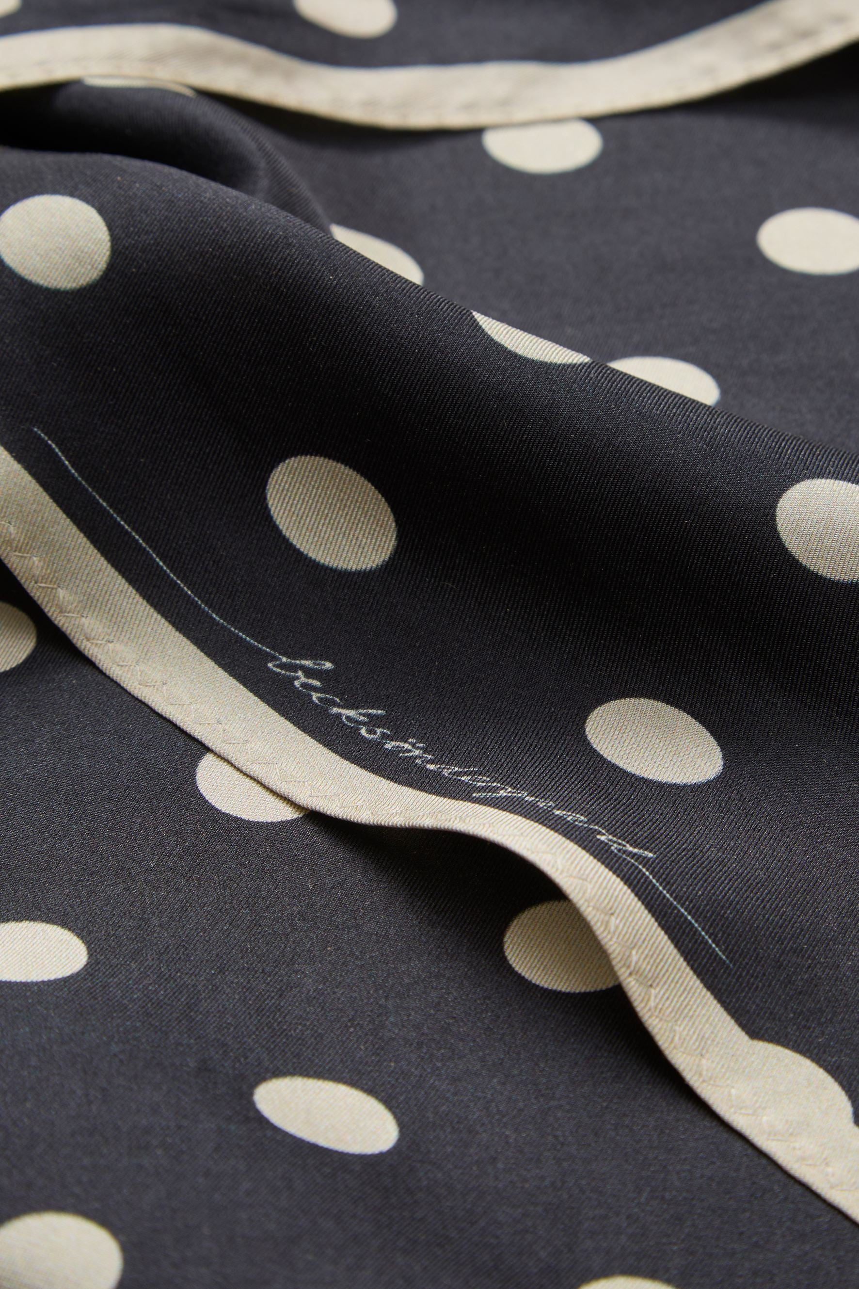 Becksöndergaard, Polka Triangle Sia Scarf - Black, scarves, scarves, sale, sale, scarves