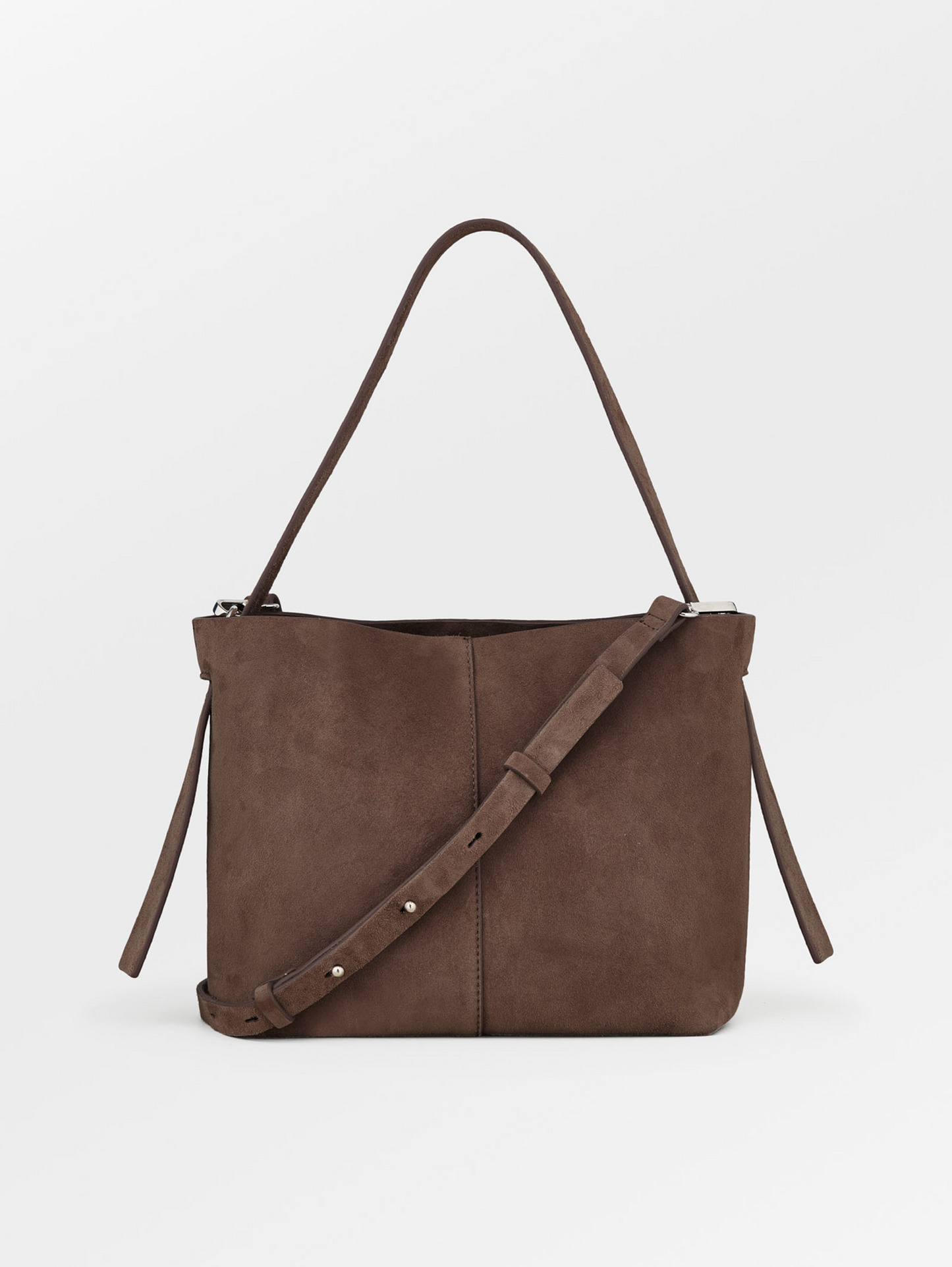 Suede Fraya Small Crossbody Bag - Brown OneSize   - Becksöndergaard