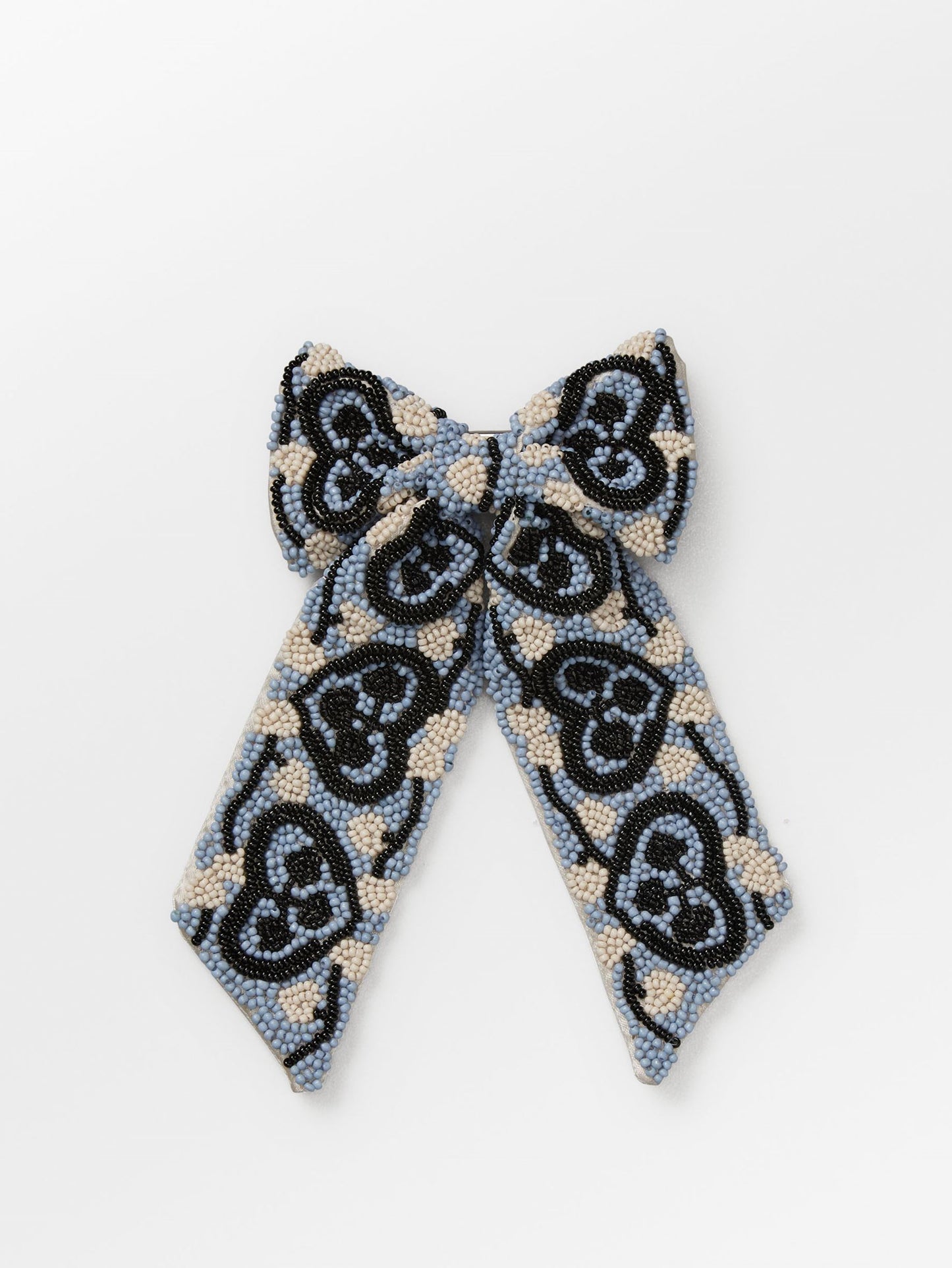 Hearty Beaded Bow Clip OneSize - Becksöndergaard