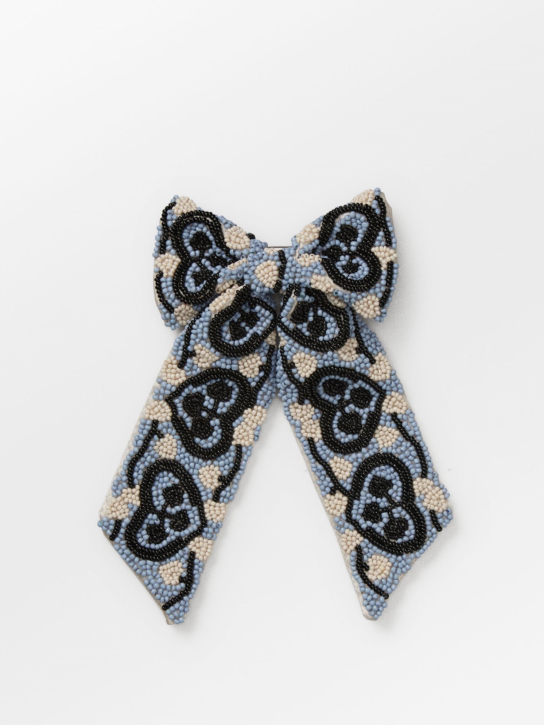 Hearty Beaded Bow Clip OneSize - Becksöndergaard