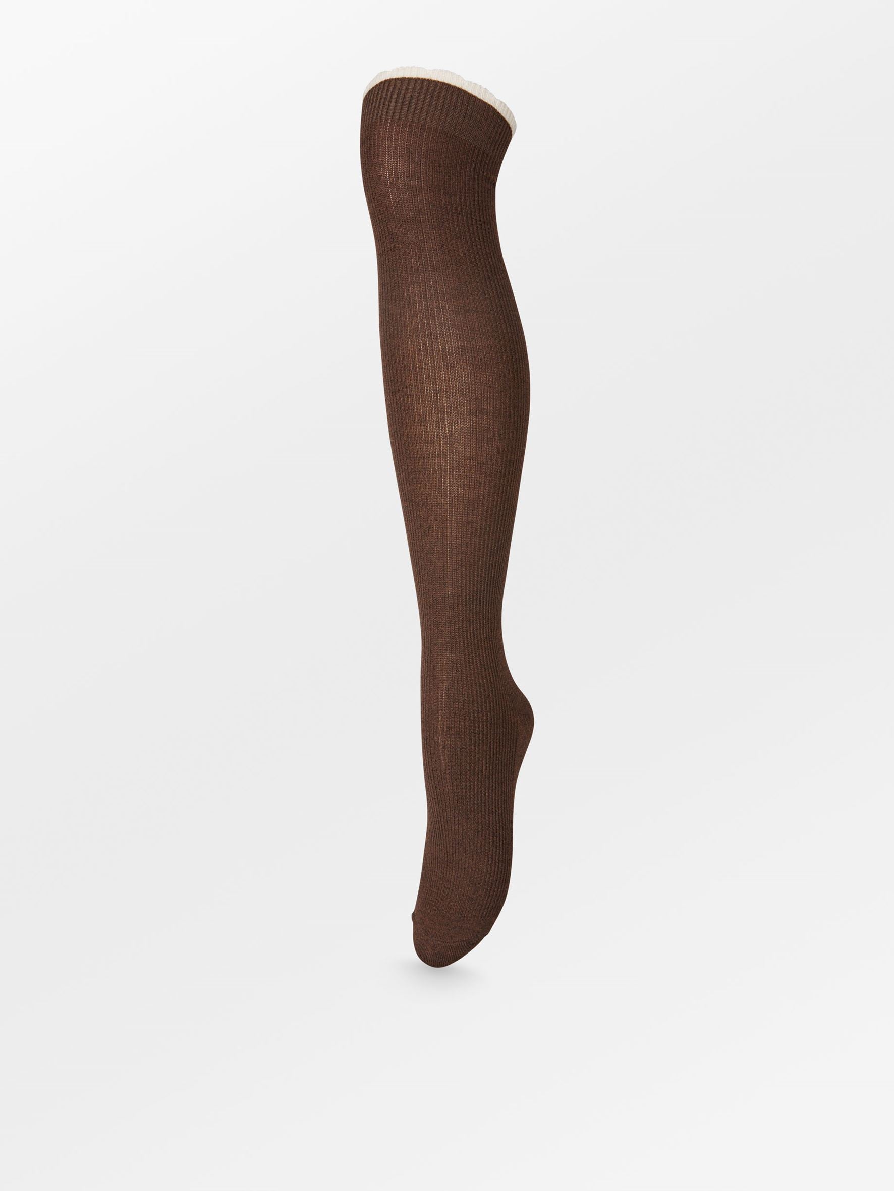 Becksöndergaard, Talula Knee Sock - Hot Fudge Brown, socks, socks, socks
