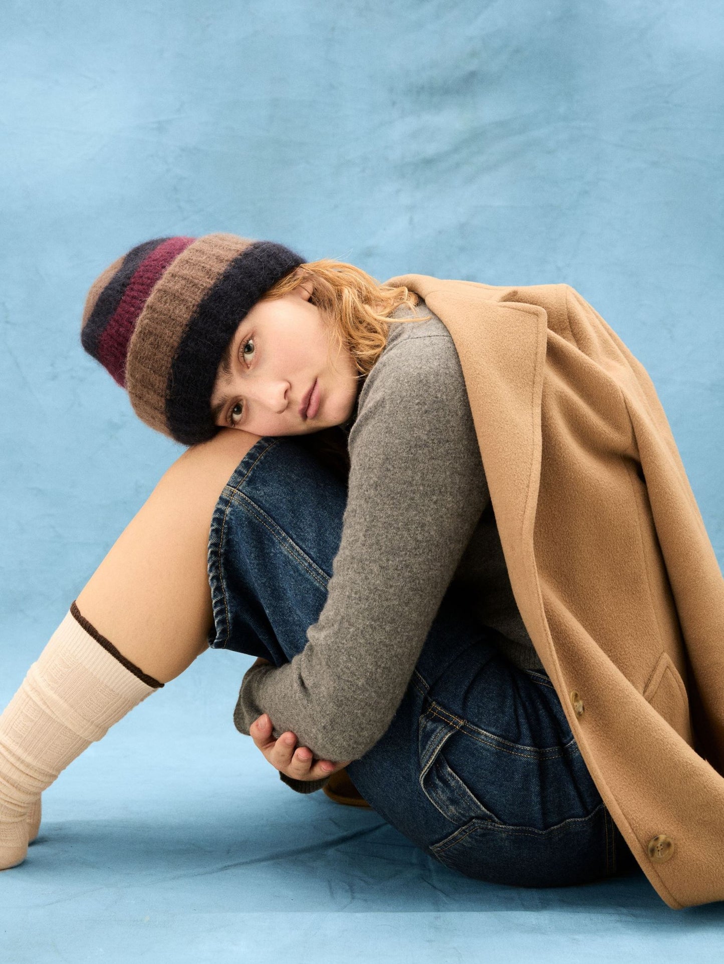 Striped Soloma Beanie OneSize - Becksöndergaard