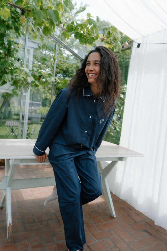 Scallop Pyjamas Shirt Clothing - Becksöndergaard