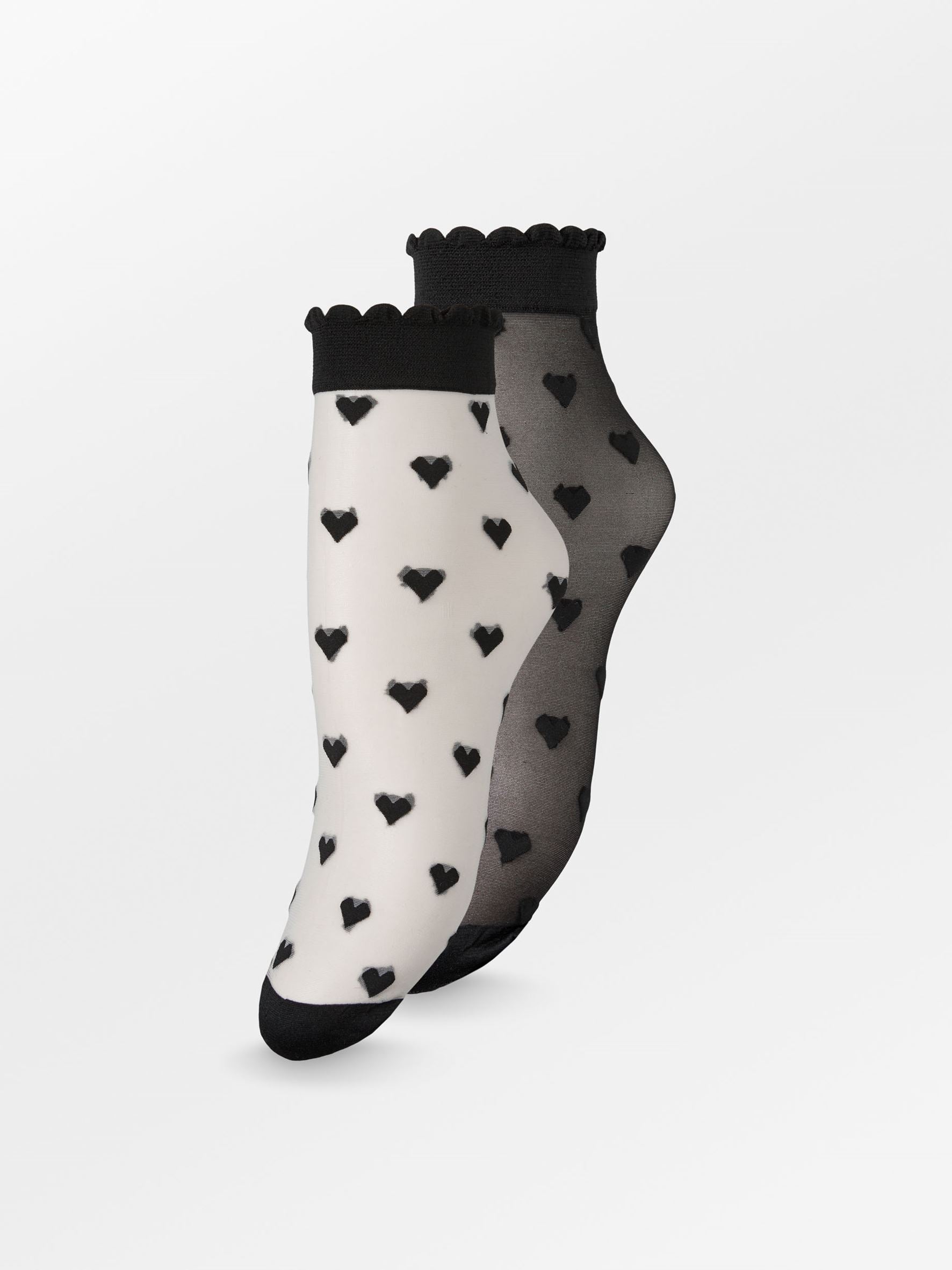 Dagmar Hearts Sock 2 pack OneSize   - Becksöndergaard