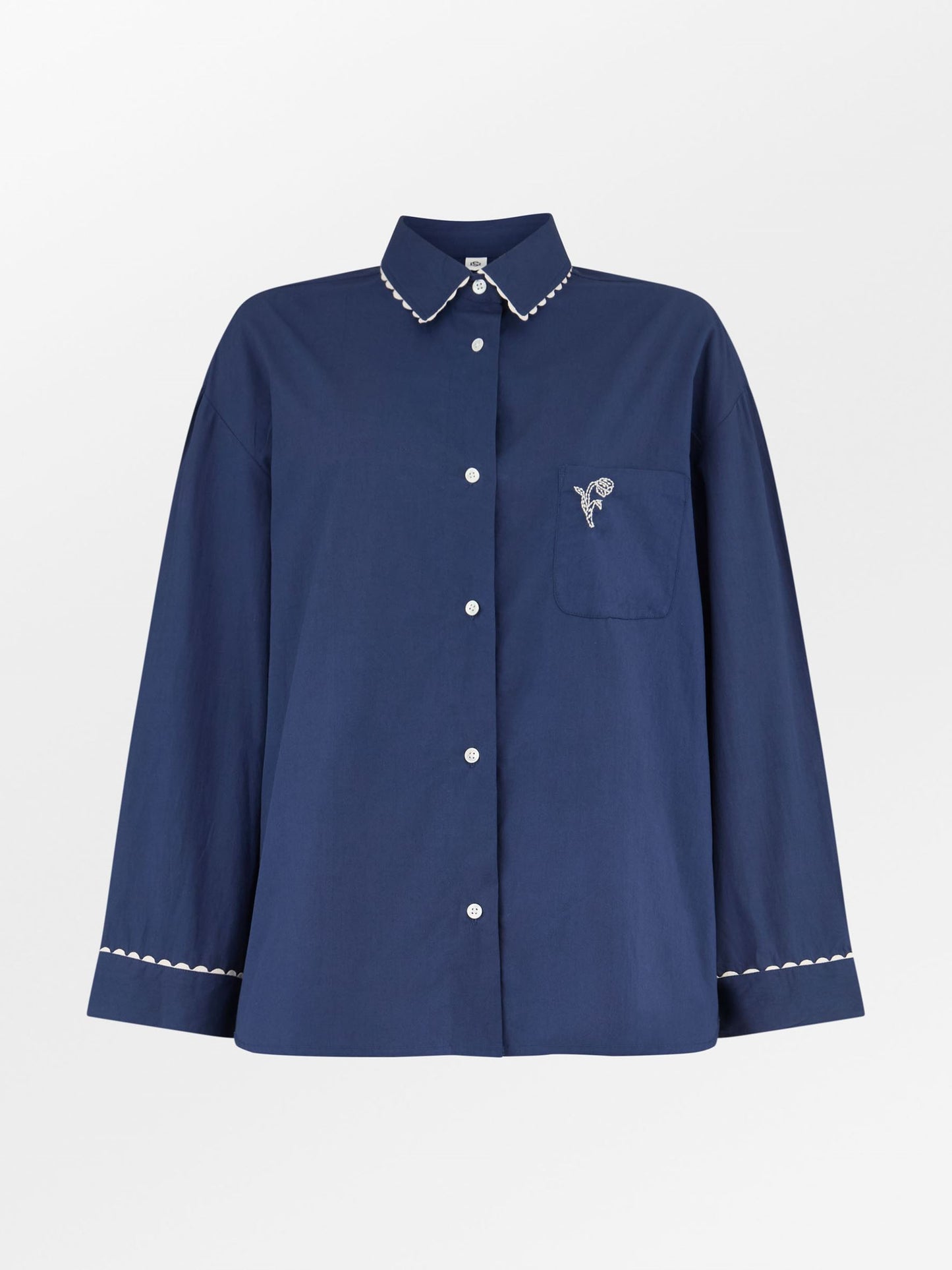 Scallop Pyjamas Shirt Clothing - Becksöndergaard