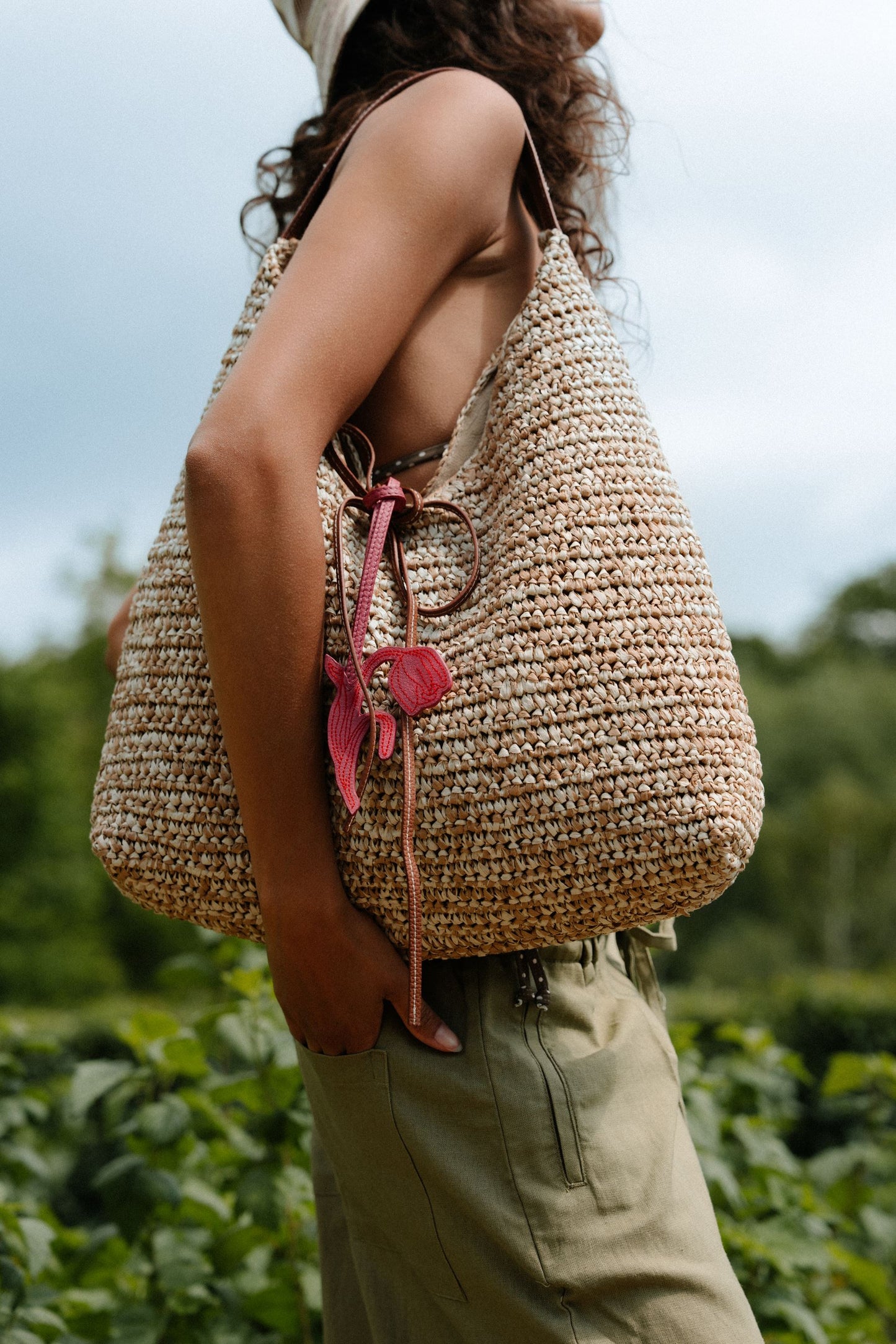 Paper Straw Siena Bag OneSize - Becksöndergaard
