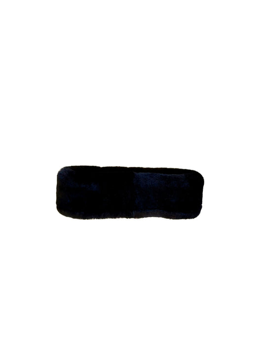 Becksöndergaard, Dora Shearling Headband - Black, winter accessories, winter accessories