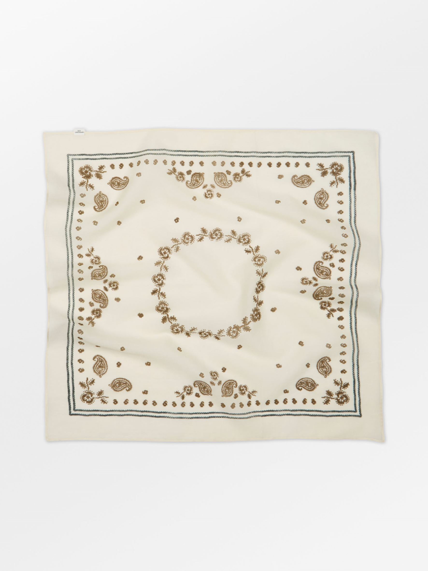 Bloom Paisley Cotta Scarf OneSize - Becksöndergaard