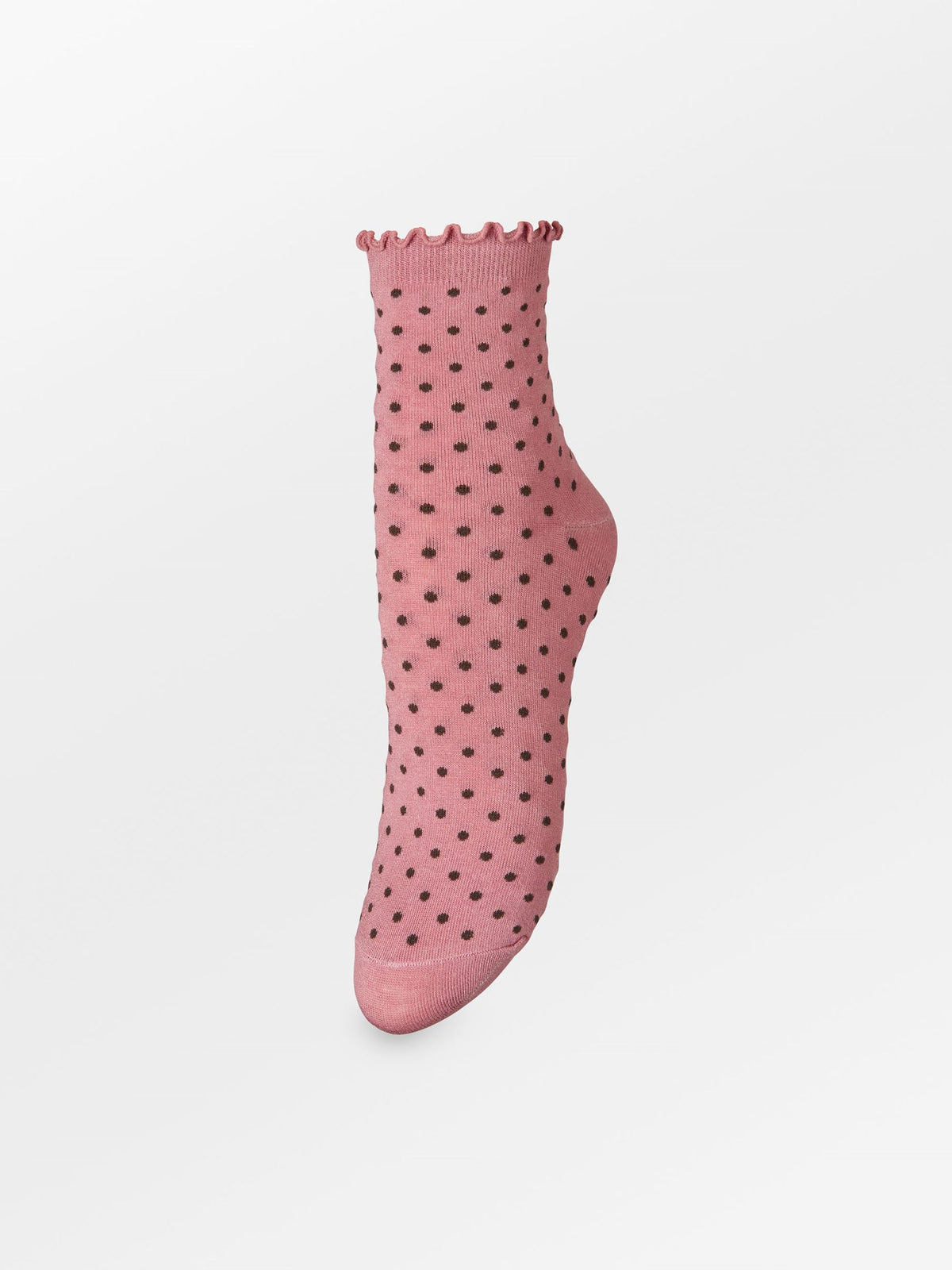 Becksöndergaard, Dotted Frilla Short Sock - Wistfull Mauve, socks, news, high summer 2026, gaveideer under 300, autumn winter 2026, most popular, cozy getaway styles