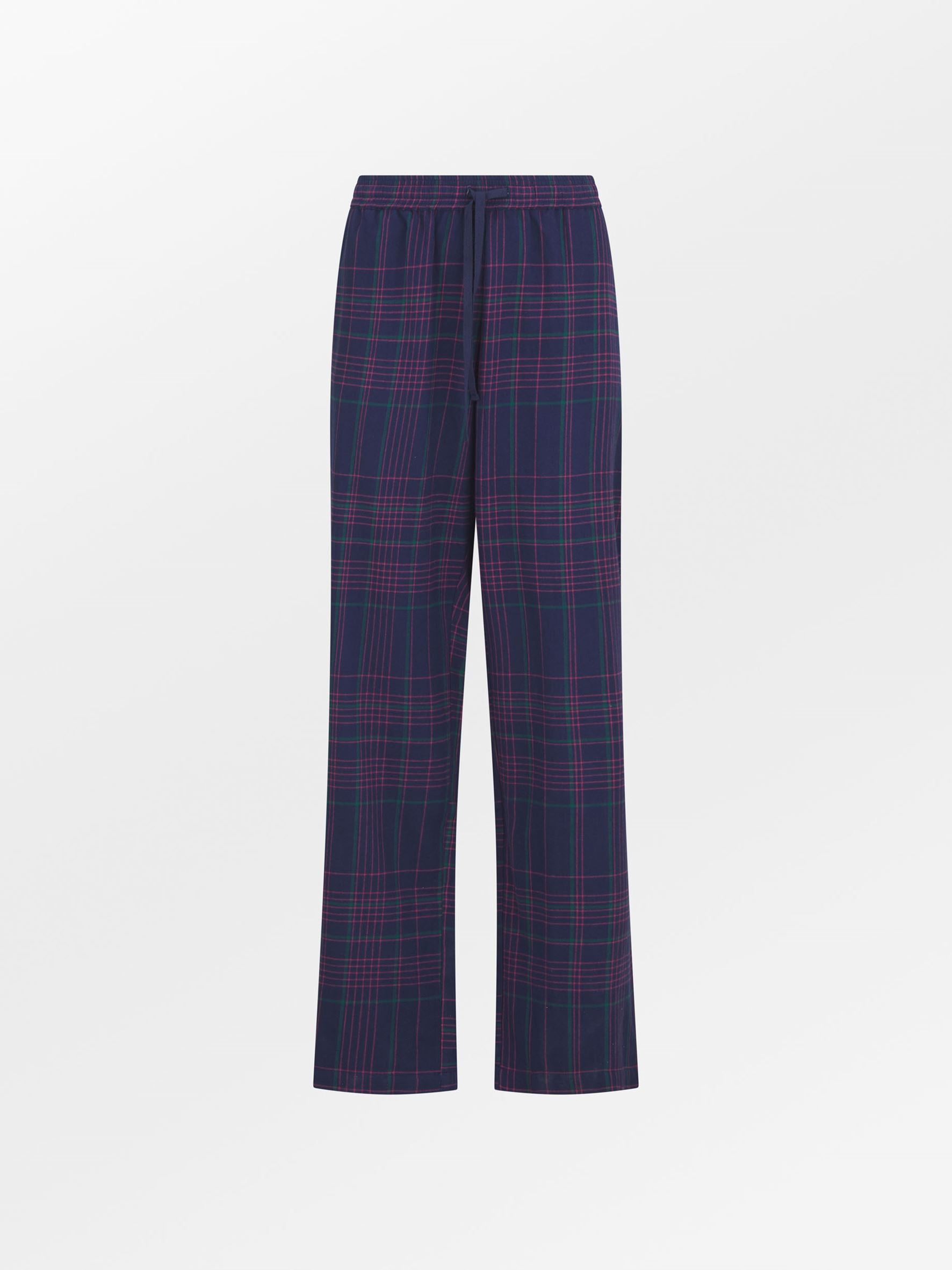 Flannel Gridy Pyjamas Pants Clothing - Becksöndergaard