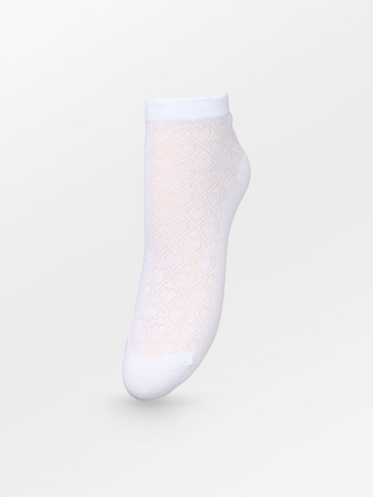 Becksöndergaard, Short Signa Cotta Sock - White, archive, archive, sale, sale