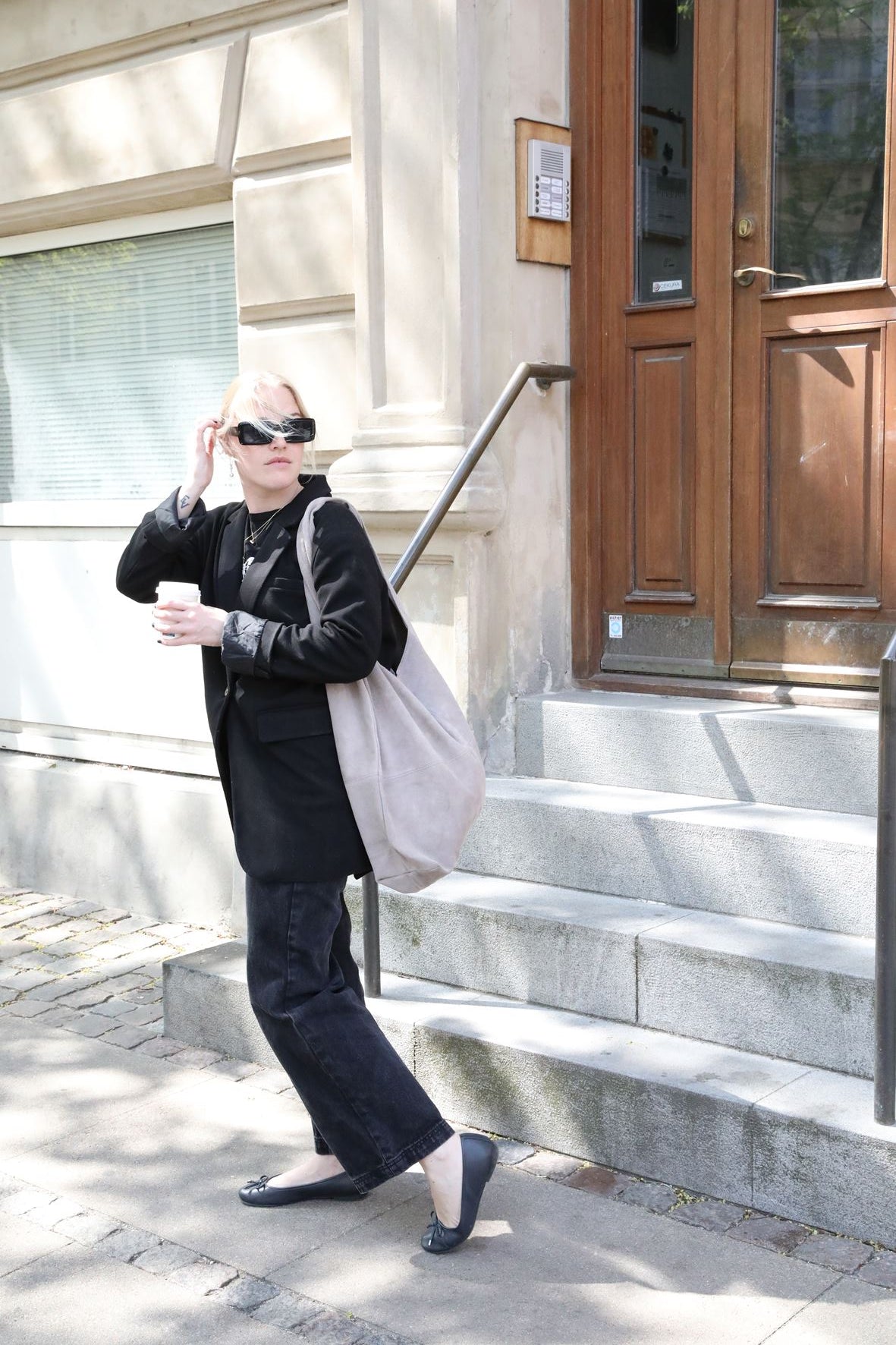 Becksöndergaard, Suede Dalliea Bag - Porpoise Gray, bags, bags, bags, archive, bags, archive, bags, bags, bags