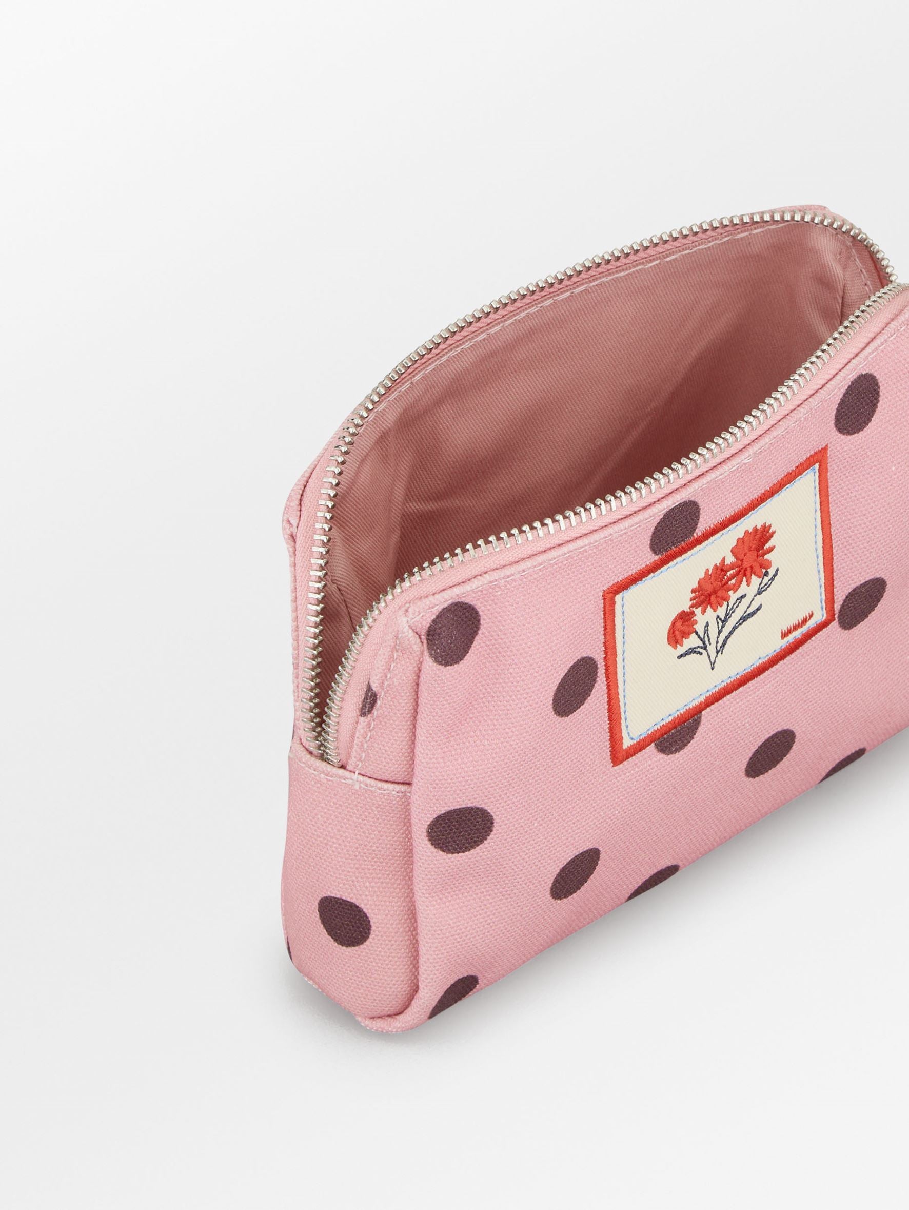 Becksöndergaard, Polka Canvas Pouch Bag - Pink Nectar , sale, sale, sale, homewear