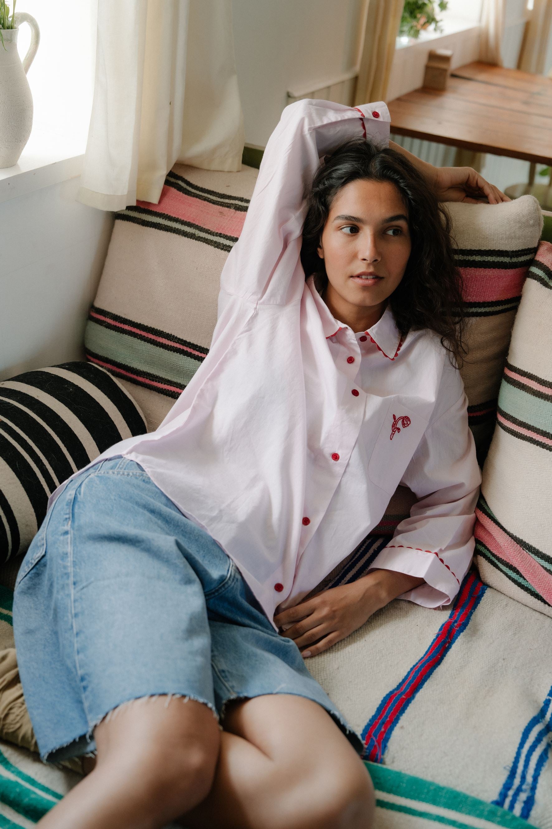 Scallop Pyjamas Shirt Clothing - Becksöndergaard