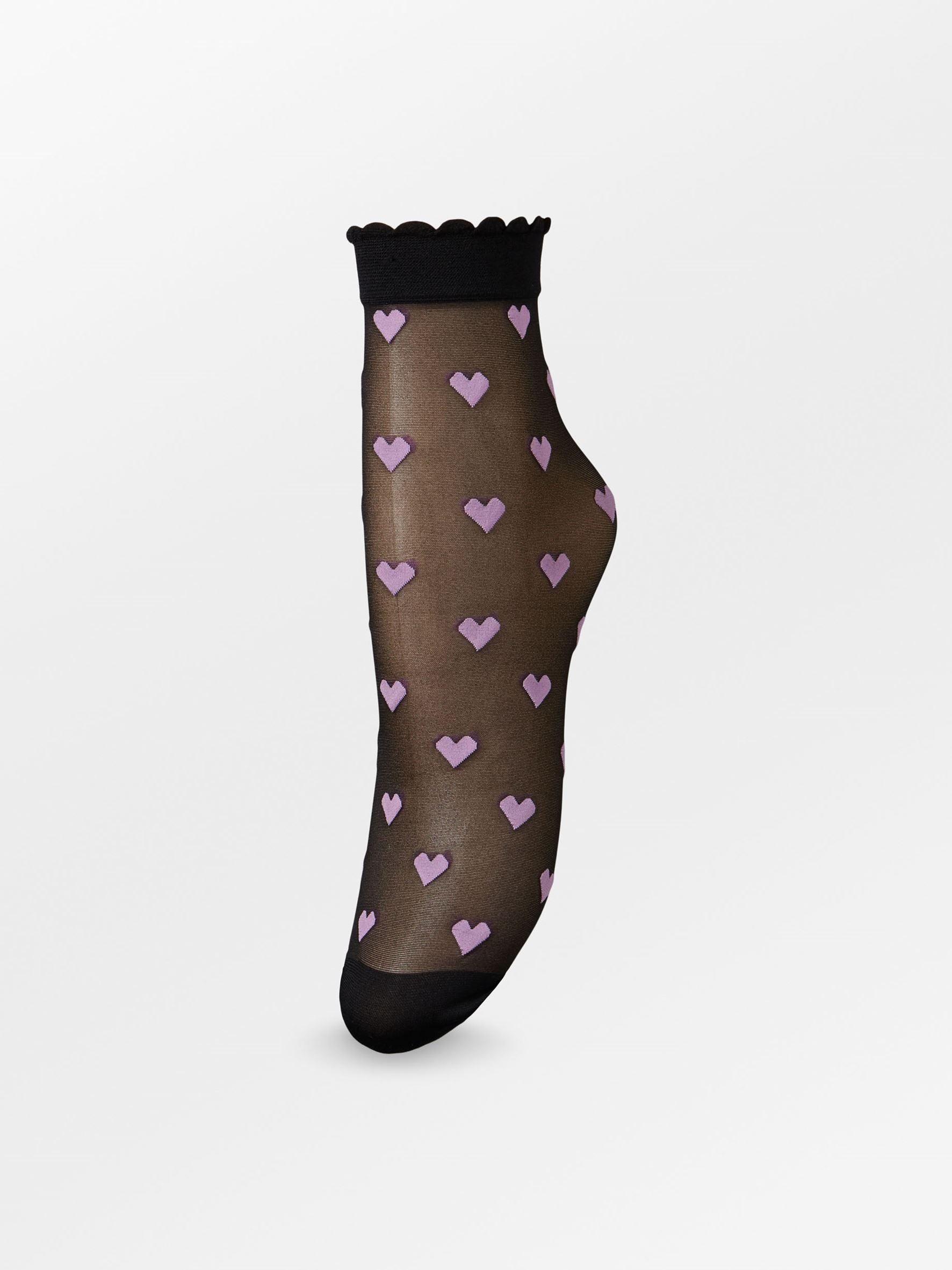 Dagmar Hearts Sock OneSize - Becksöndergaard