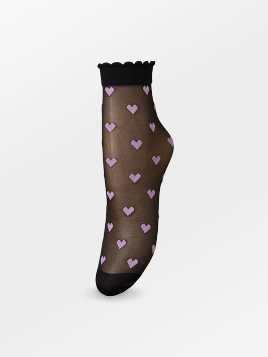 Dagmar Hearts Sock OneSize - Becksöndergaard