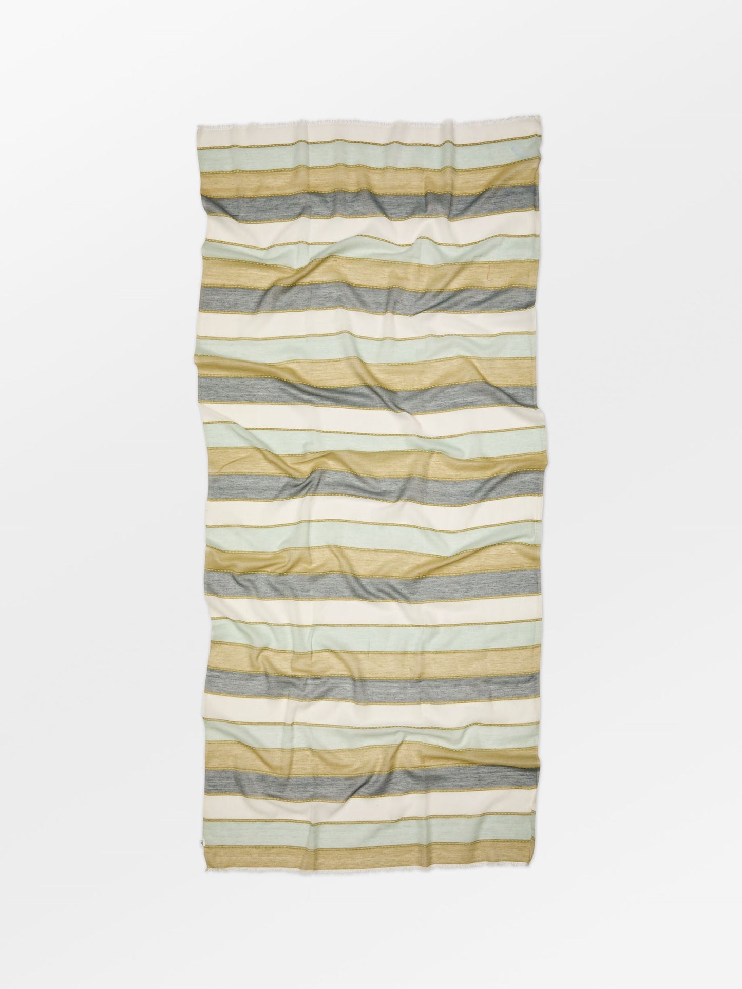 Becksöndergaard, Stribella Cowea Scarf - Boa Green , archive, beach essentials, high summer 2026, gaveidéer under 500