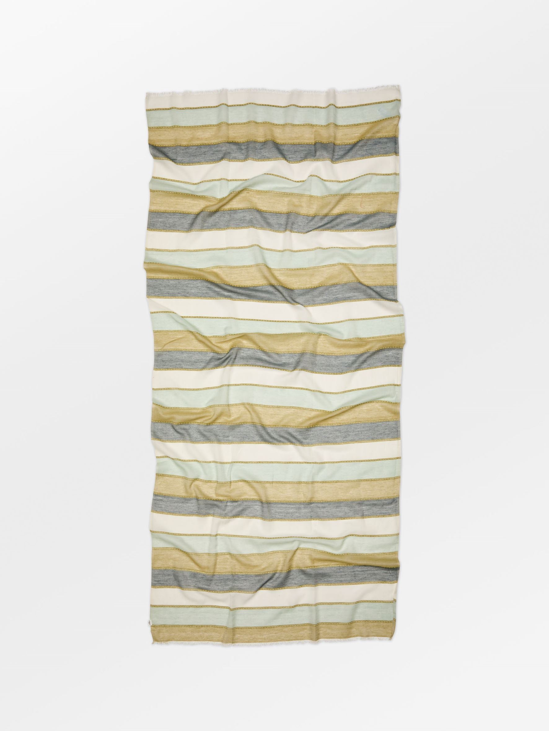 Becksöndergaard, Stribella Cowea Scarf - Boa Green , archive, beach essentials, high summer 2026, gaveidéer under 500