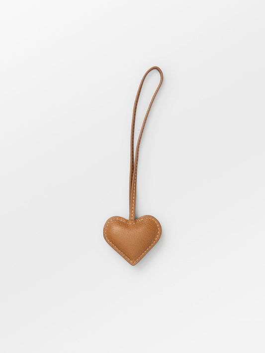 Becksöndergaard, Heart Bag Charm - Brown Sugar, bags, archive, archive, sale, sale, bags, black week, black week, black week