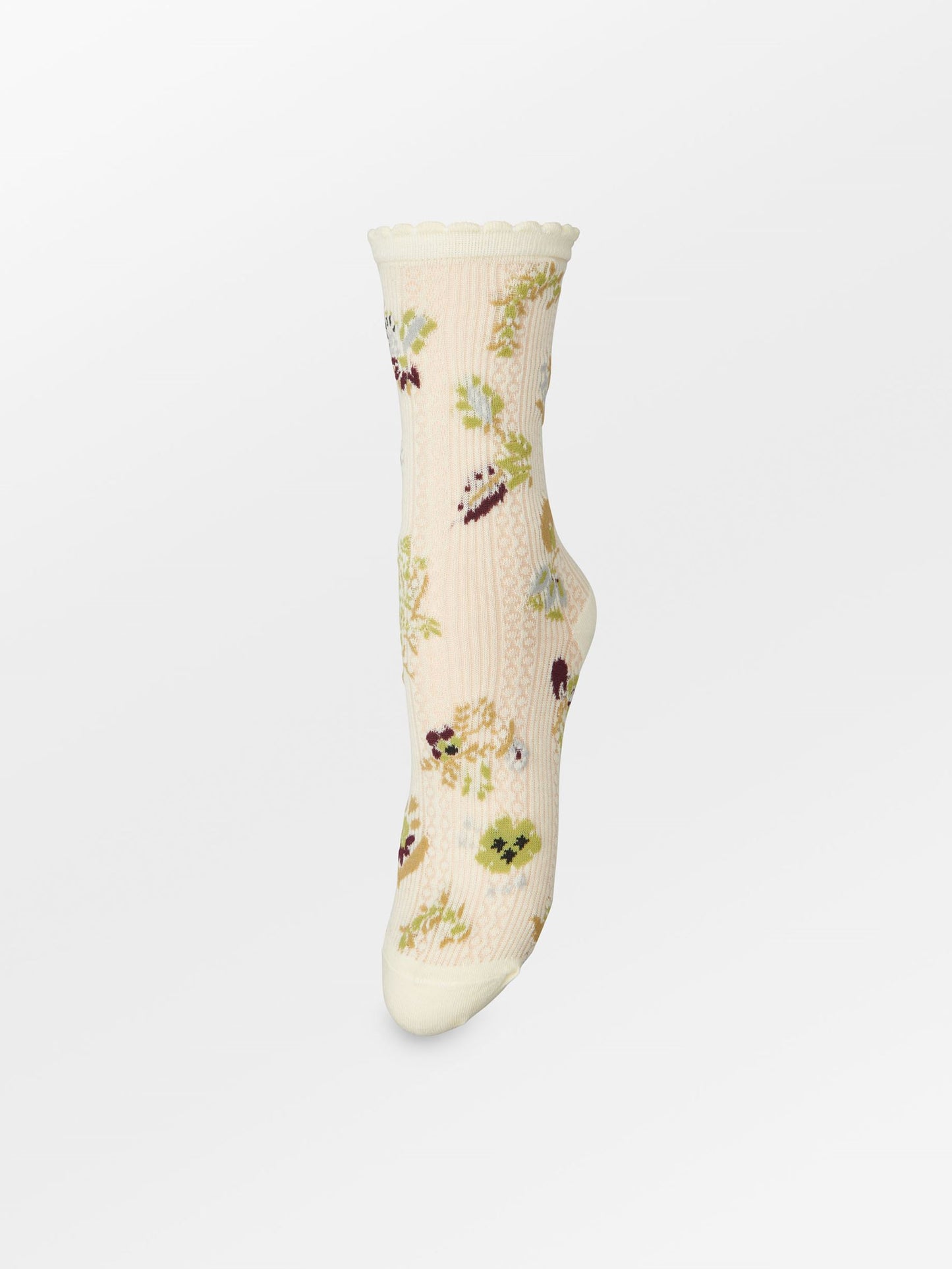 Becksöndergaard, Fiora Cotta Sock - Rutabaga White, socks, socks