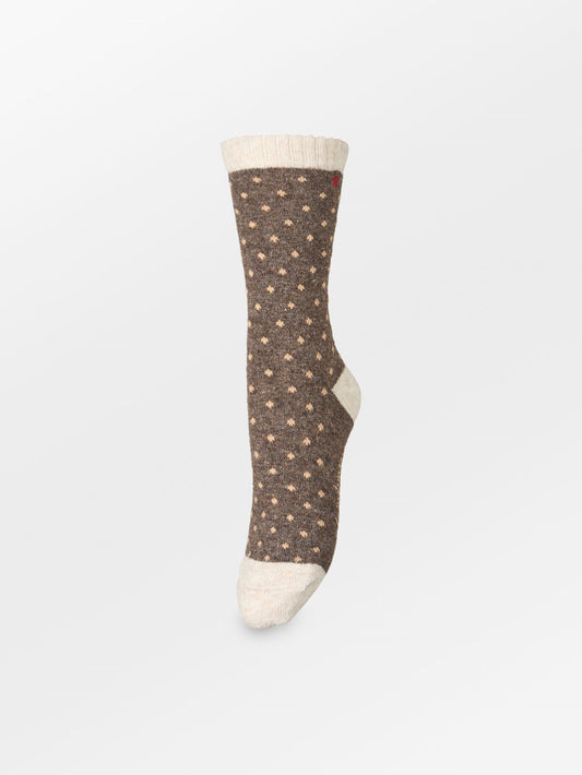 Dotted Wola Sock OneSize - Becksöndergaard