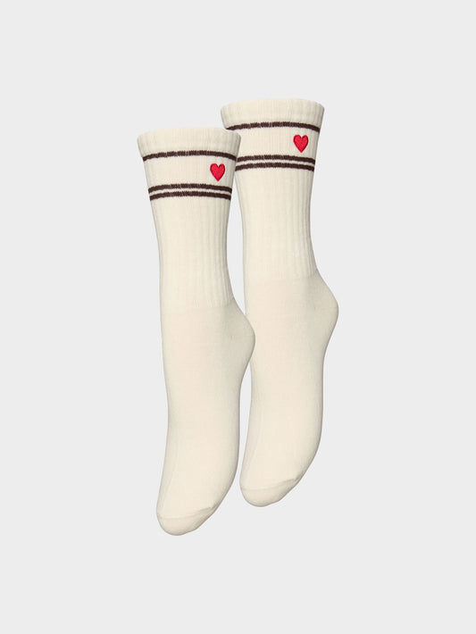 Heart Cotta Sock 2-pak Socks - Becksöndergaard