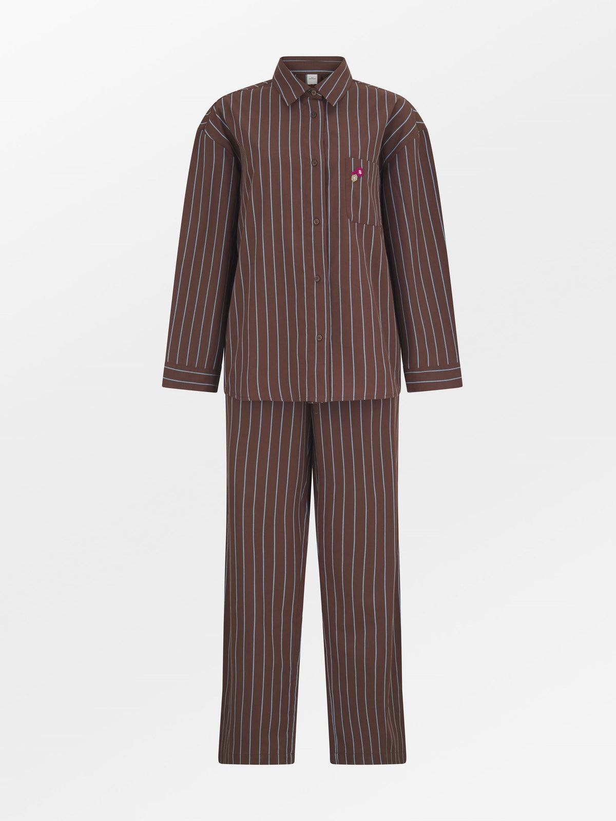 Striped Wintaflora Pyjamas Shirt Clothing - Becksöndergaard