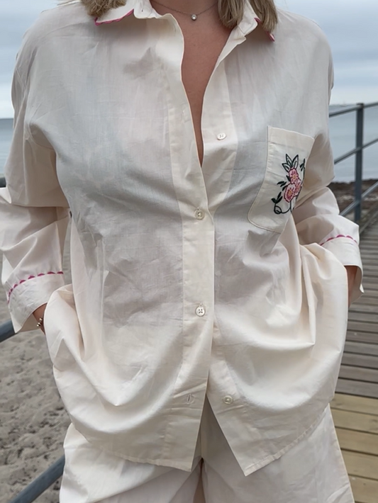 Scallop Efloria Pyjamas Shirt Clothing - Becksöndergaard