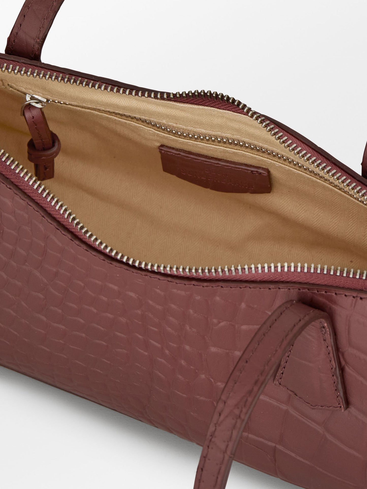 Becksöndergaard, Croc Babette Bag - Russet Brown, bags, archive, bags, archive, bags, black week, black week